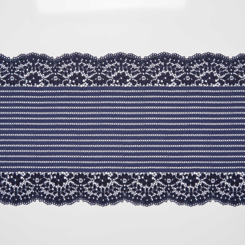 Кружево эластичное H6072M (Синий, LL007614A, БП)