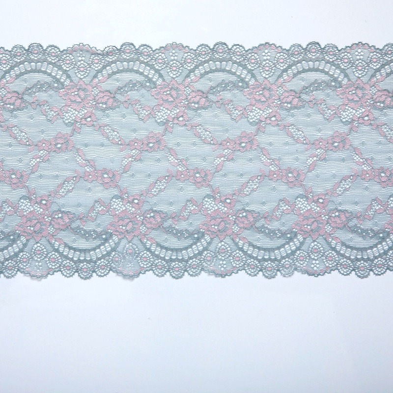 Кружево Эластичное H6085M (Серый, HR000717, БП)