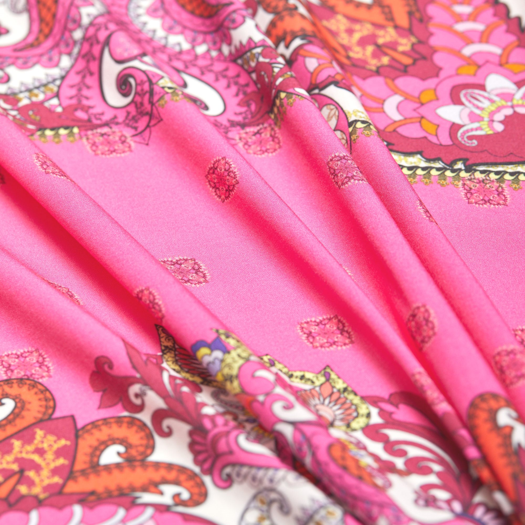 Вискоза тканая принт ALEX (Фуксия, D10505 var.RRGB1, БП)