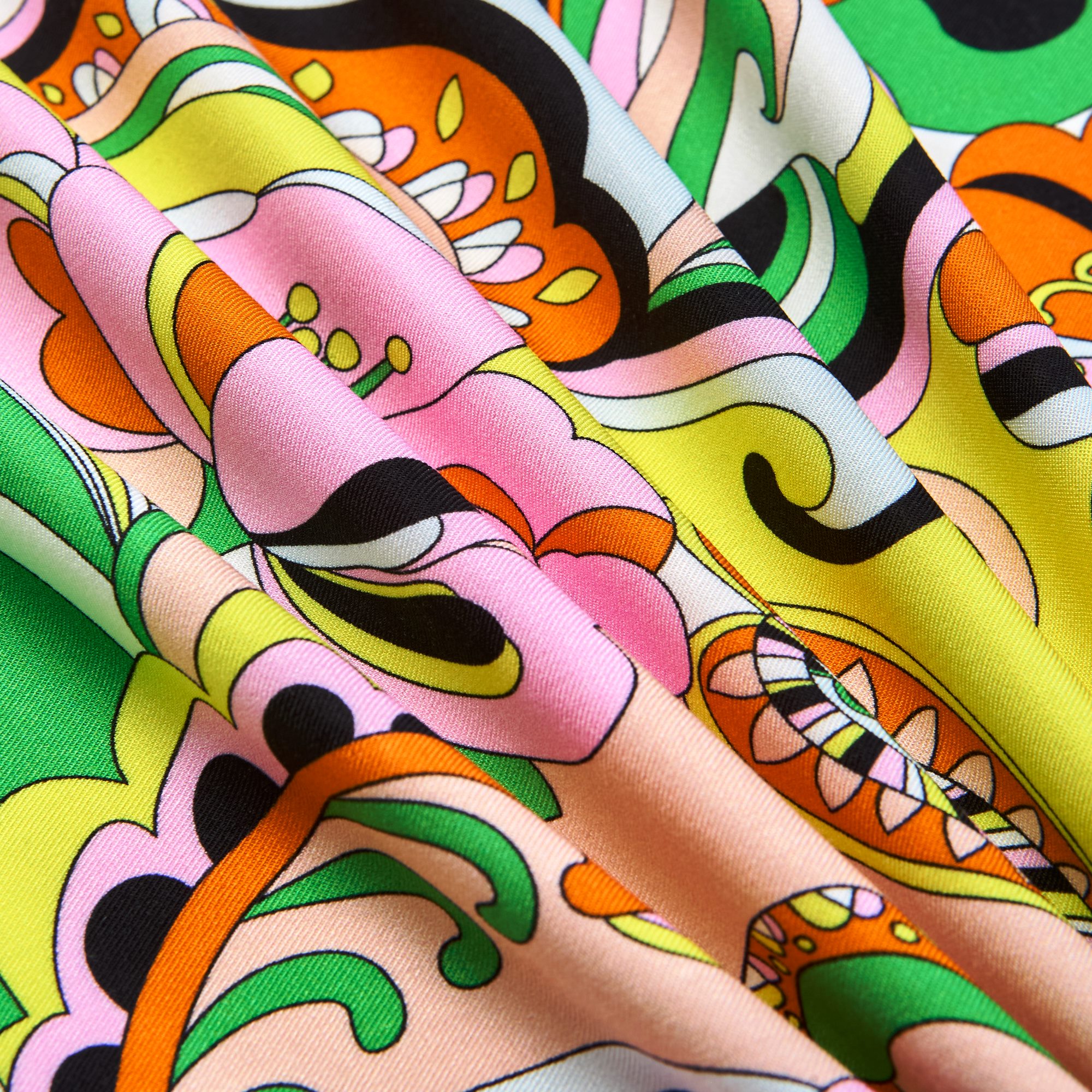 Вискоза тканая принт RM057 digital print (Желтый, paisley yellow print, БП)