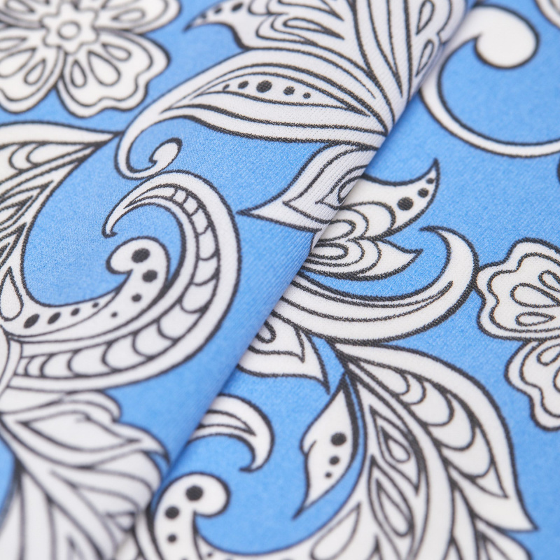 Микрофибра принт WH1005p (Голубой, CA223610-1E, БП)