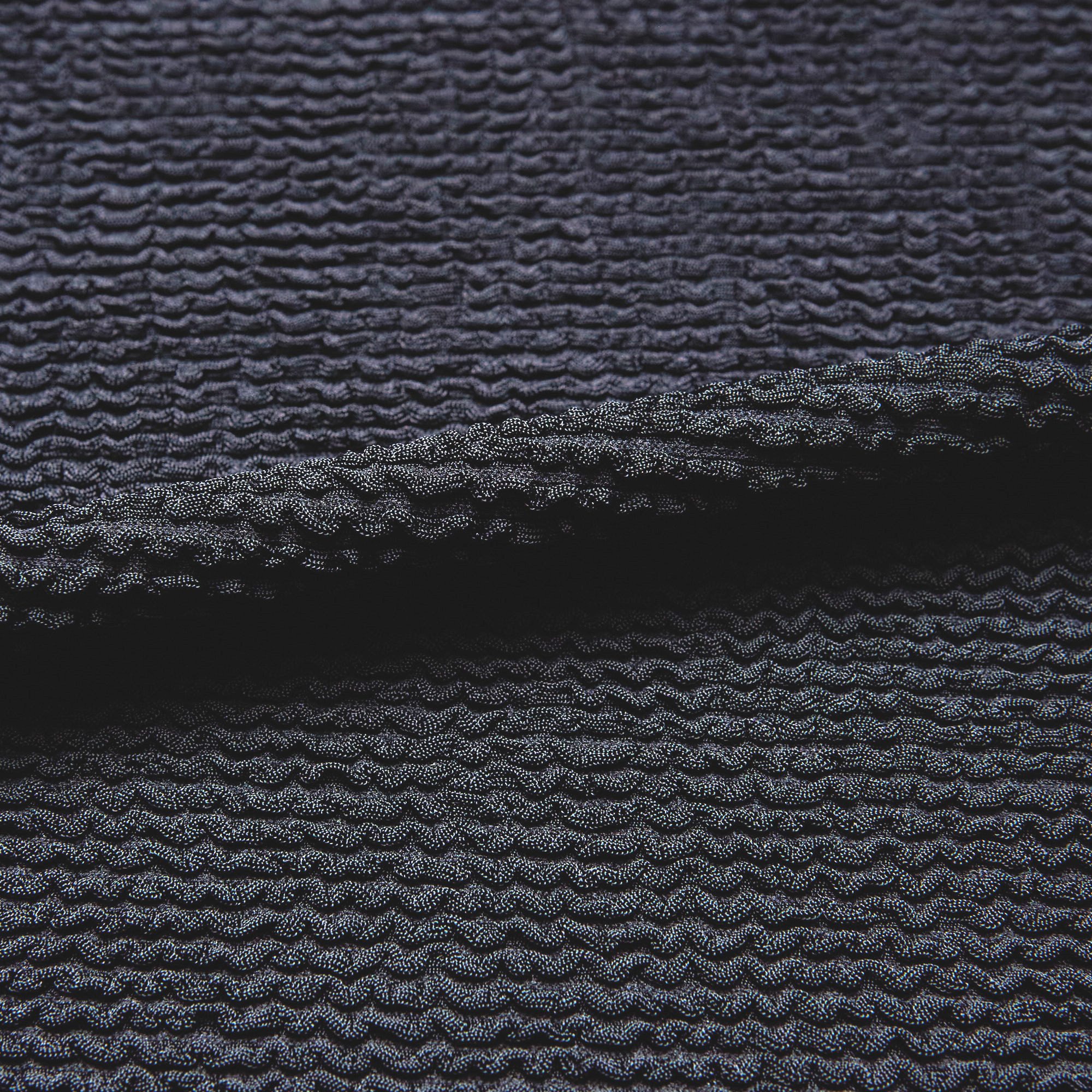 Микрофибра Фактурная Бифлекс Mystic (Черный, стандарт, 19-4007)