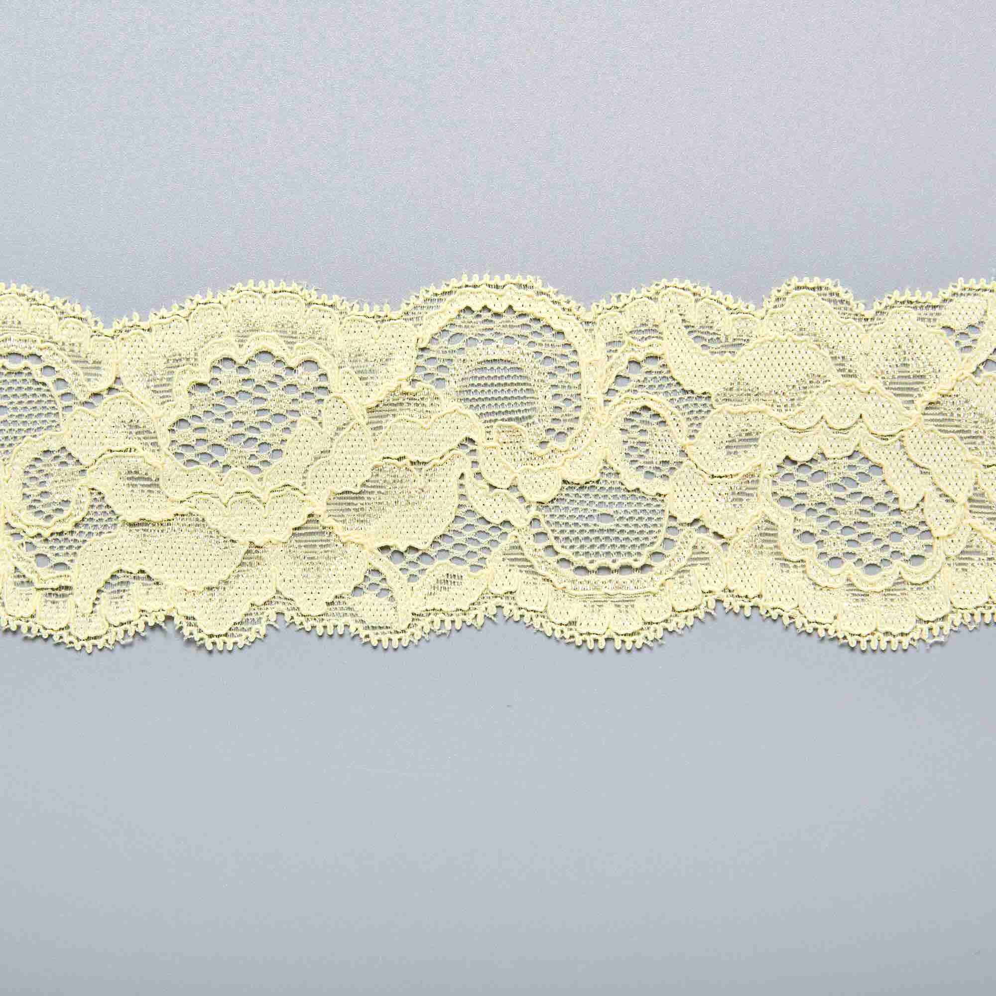 Кружево Эластичное Узкое 606060 (Желтый, С14035156, БП)