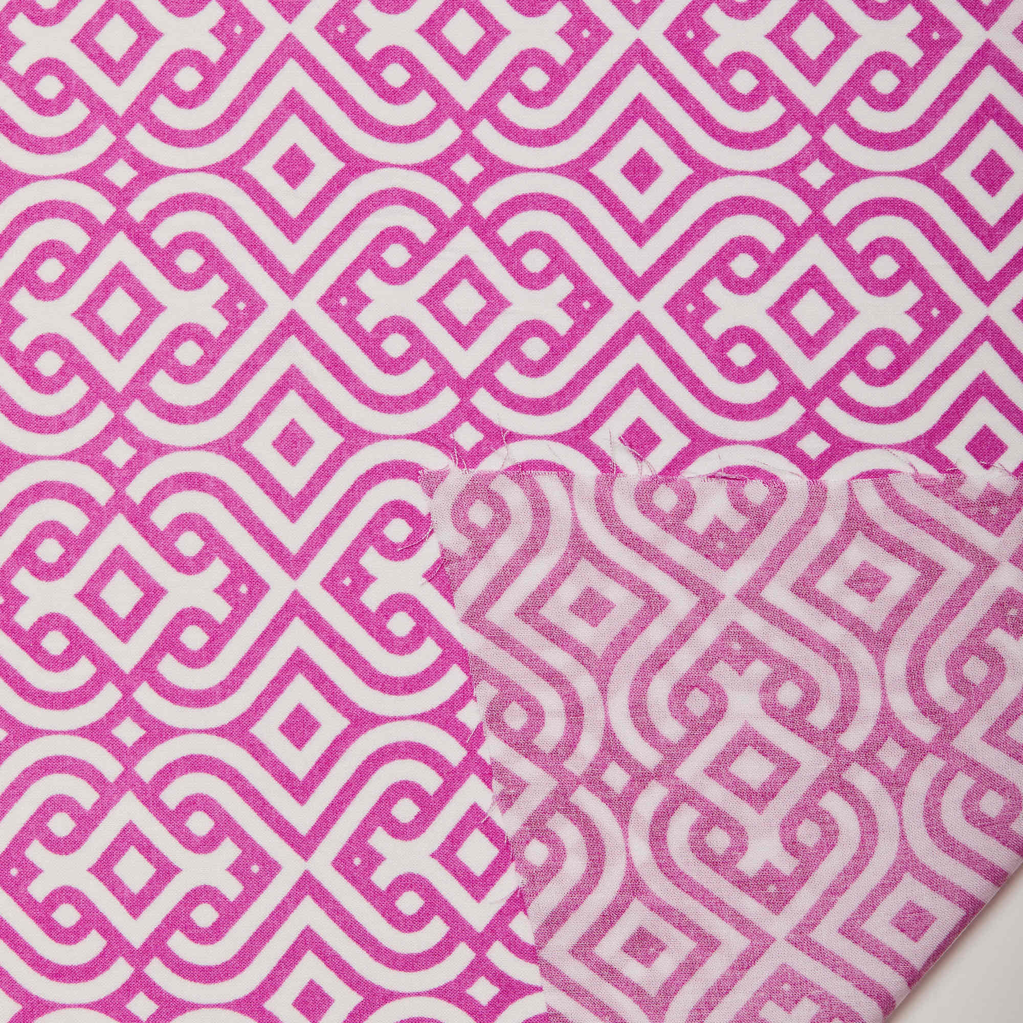 Вискоза тканая принт 14006 (Фуксия, bc fch, БП)