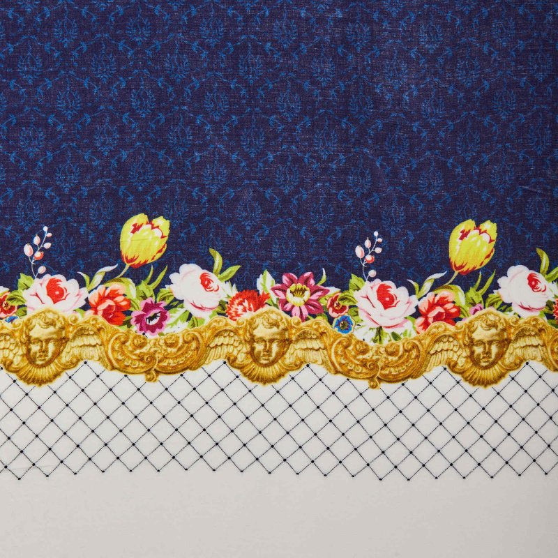 Вискоза тканая принт ALEX (Синий, DP5259, БП)