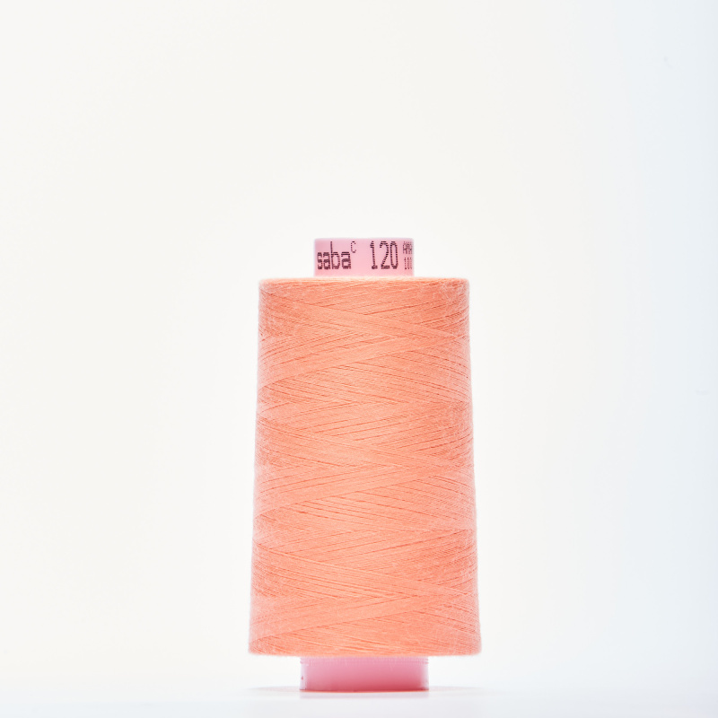 Нитки армированные saba 120 (Коралловый, 135, БП)