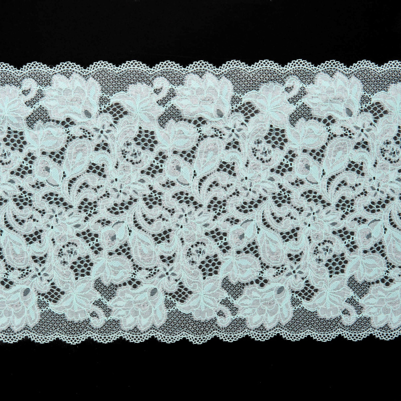 Кружево эластичное HQ543M (Голубой, LW000265A, БП)