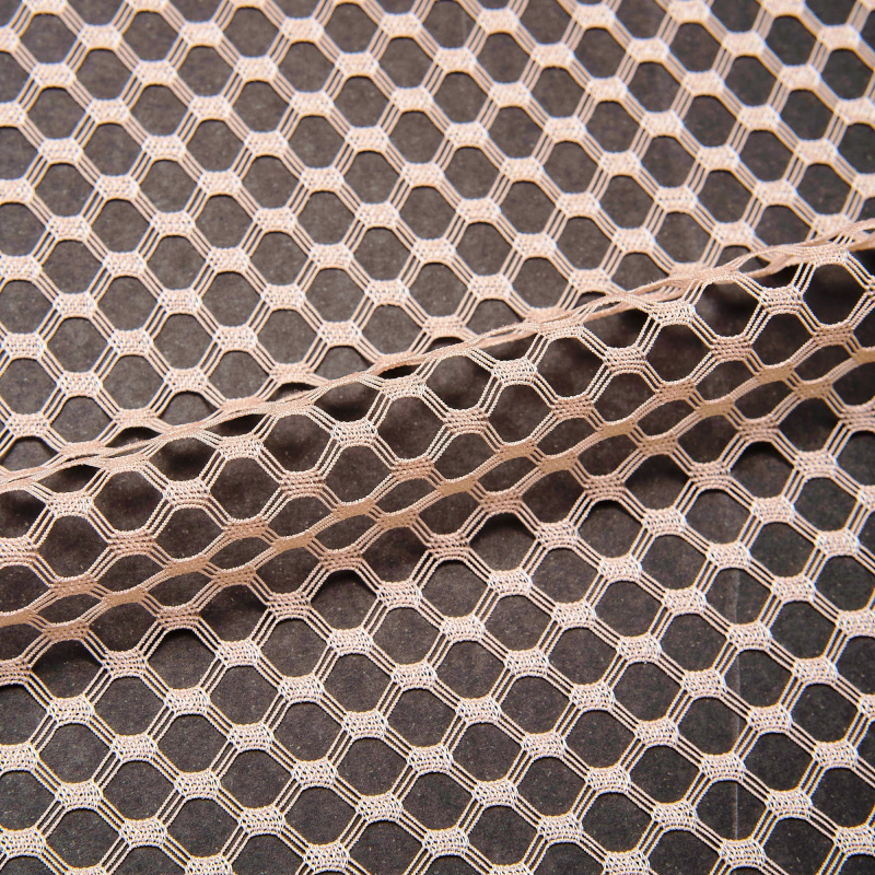 Сетка Эластичная Фактурная S9266AAA (Бежевый, 16188189C, БП)