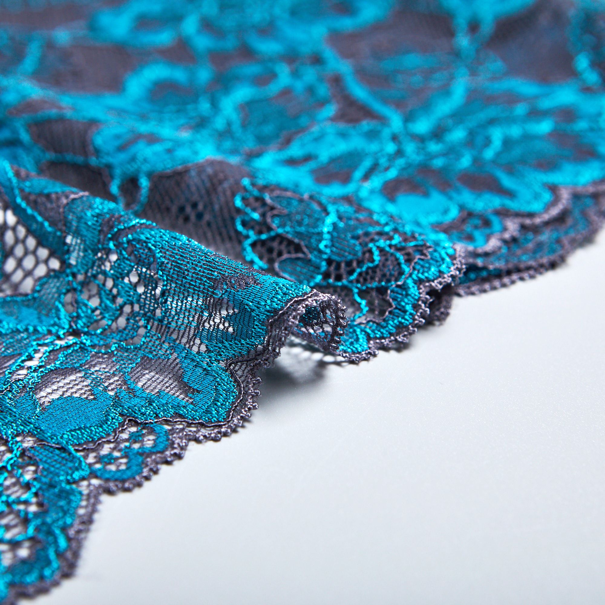 Кружево Эластичное HX633M (Серый, HG000145, БП)