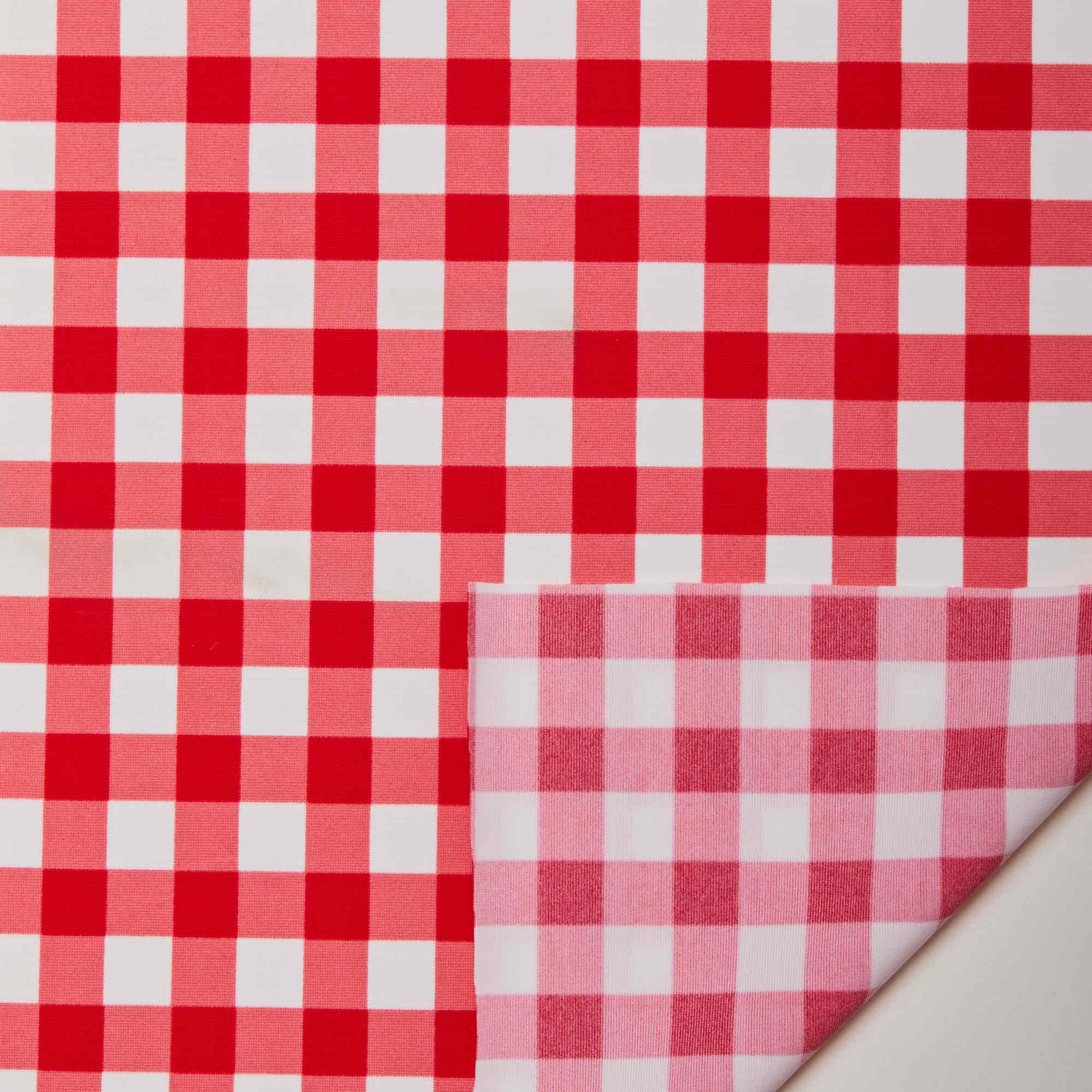 Микрофибра принт stt163p (Белый, C/1 Red check, БП)