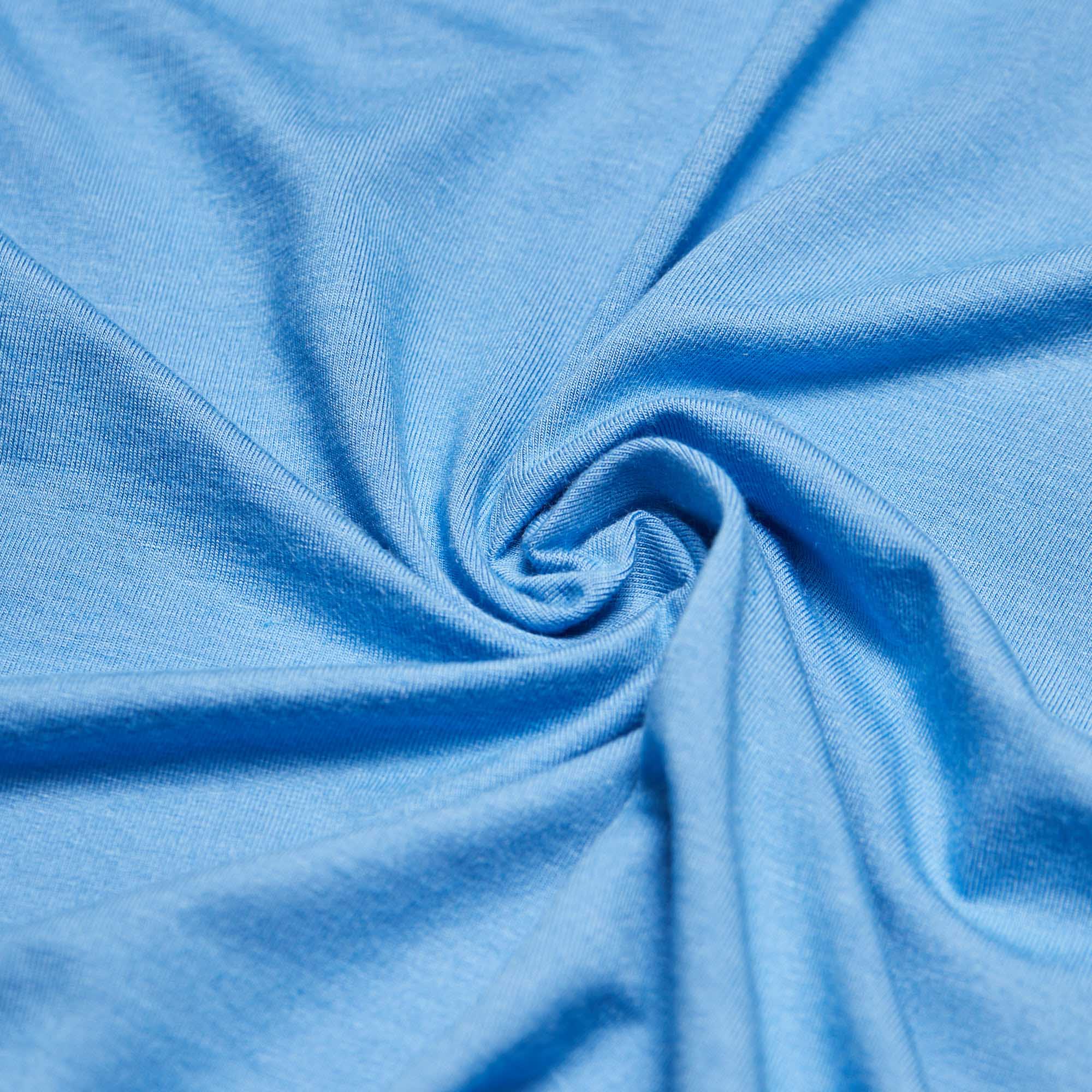 Модал трикотажный Ne 30/1 (Голубой, 031999, БП)