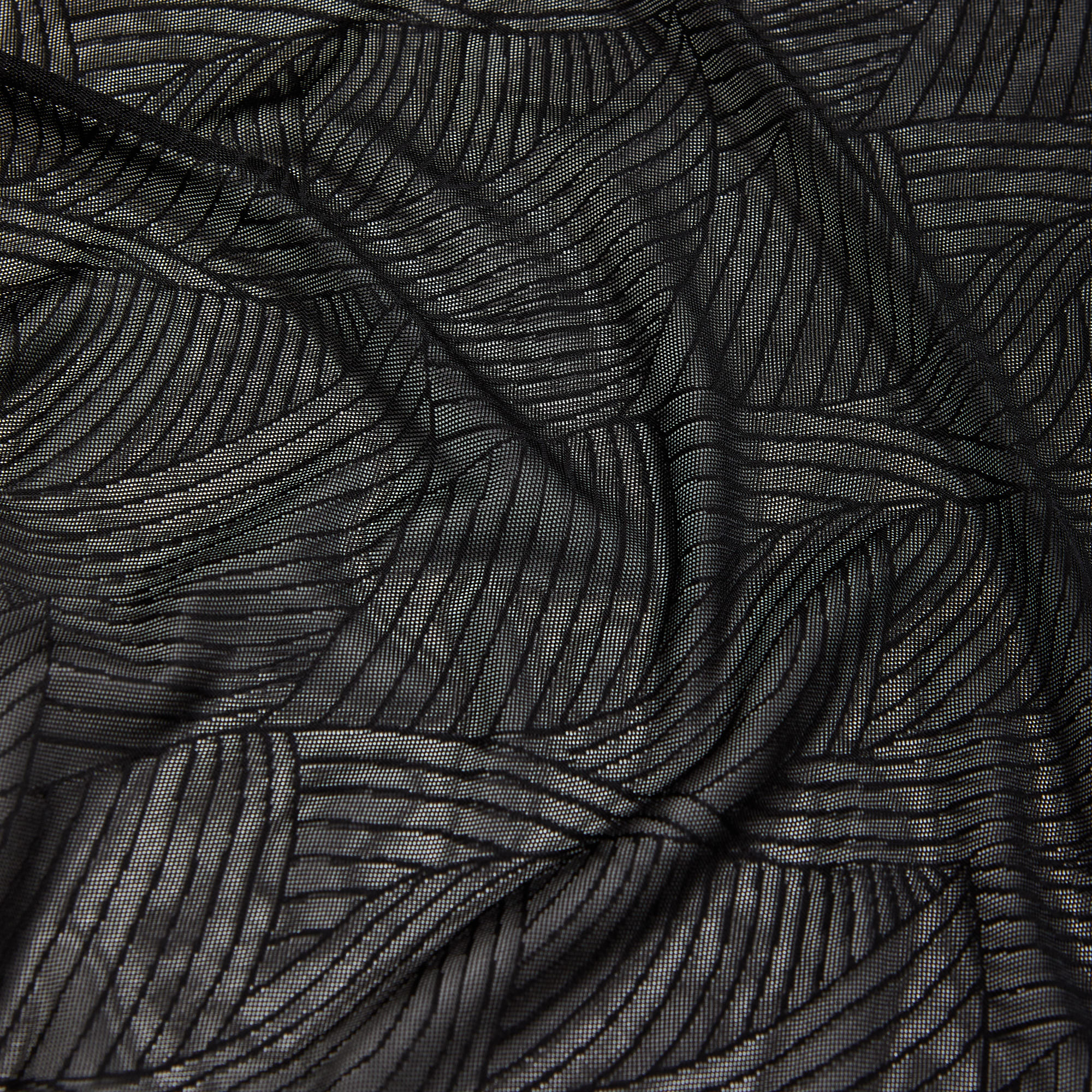 Сетка эластичная фактурная 235107/80/120 (Черный, LJ24583F, 19-4007)