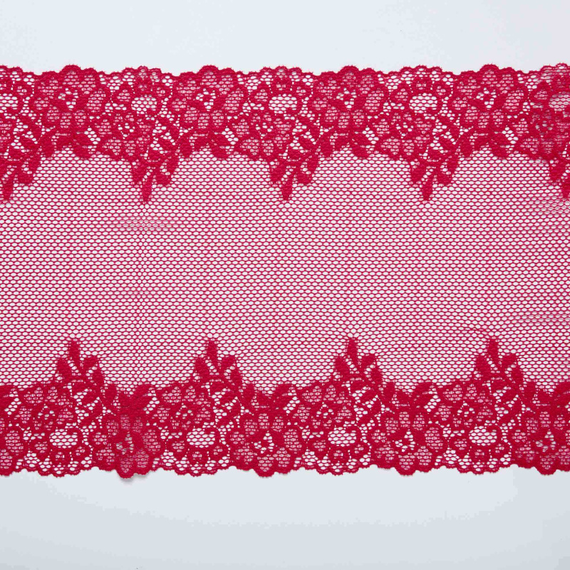 Кружево Эластичное HC070467D (Красный, S161213111A, БП)