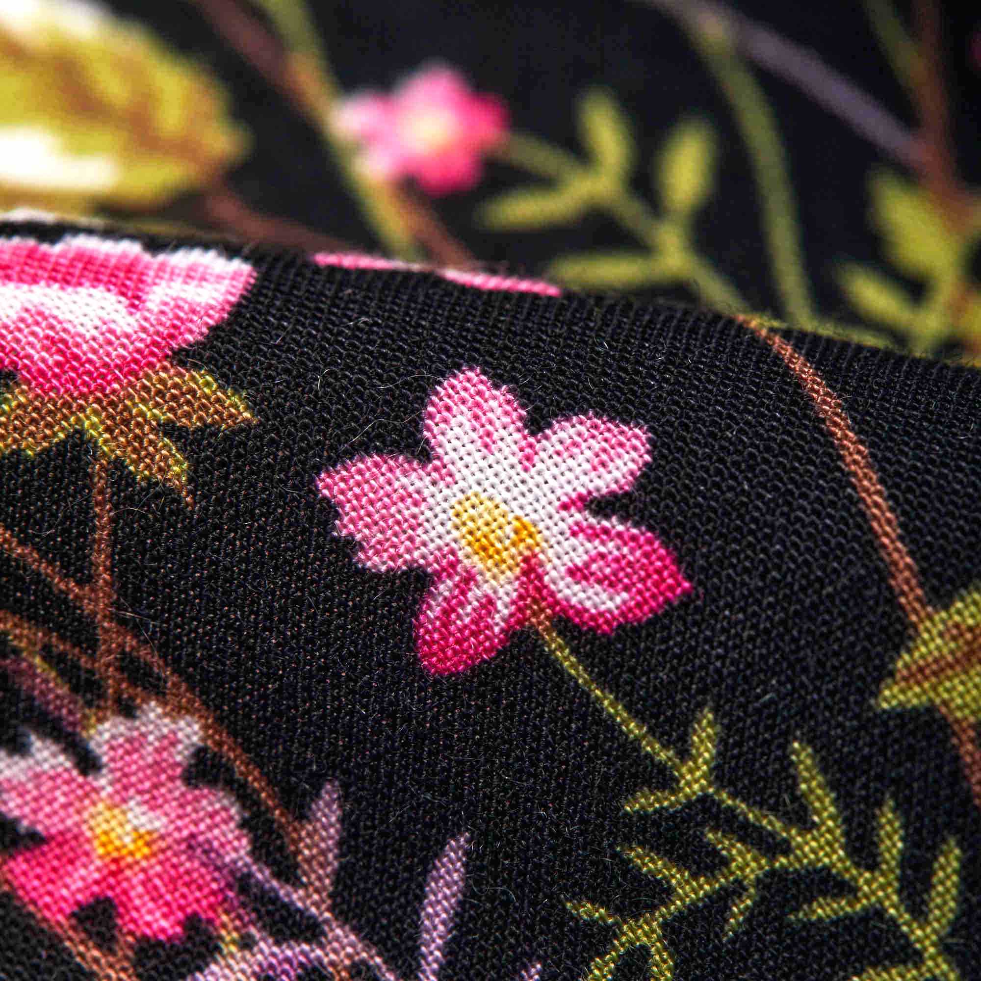 Вискоза тканая принт RM003p (Черный, 10B17-00448, БП)