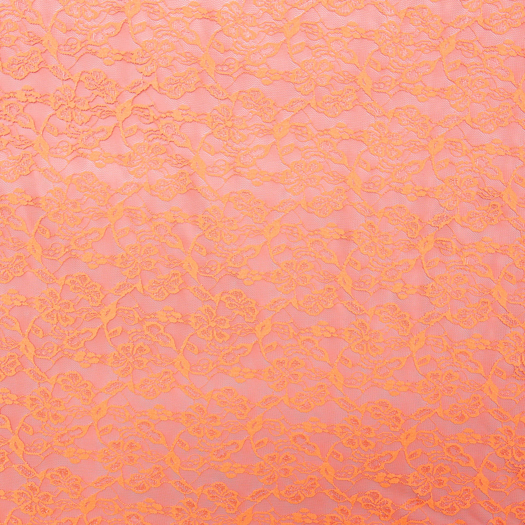 Кружевное Эластичное Полотно L02116D (Оранжевый, S140620201, БП)