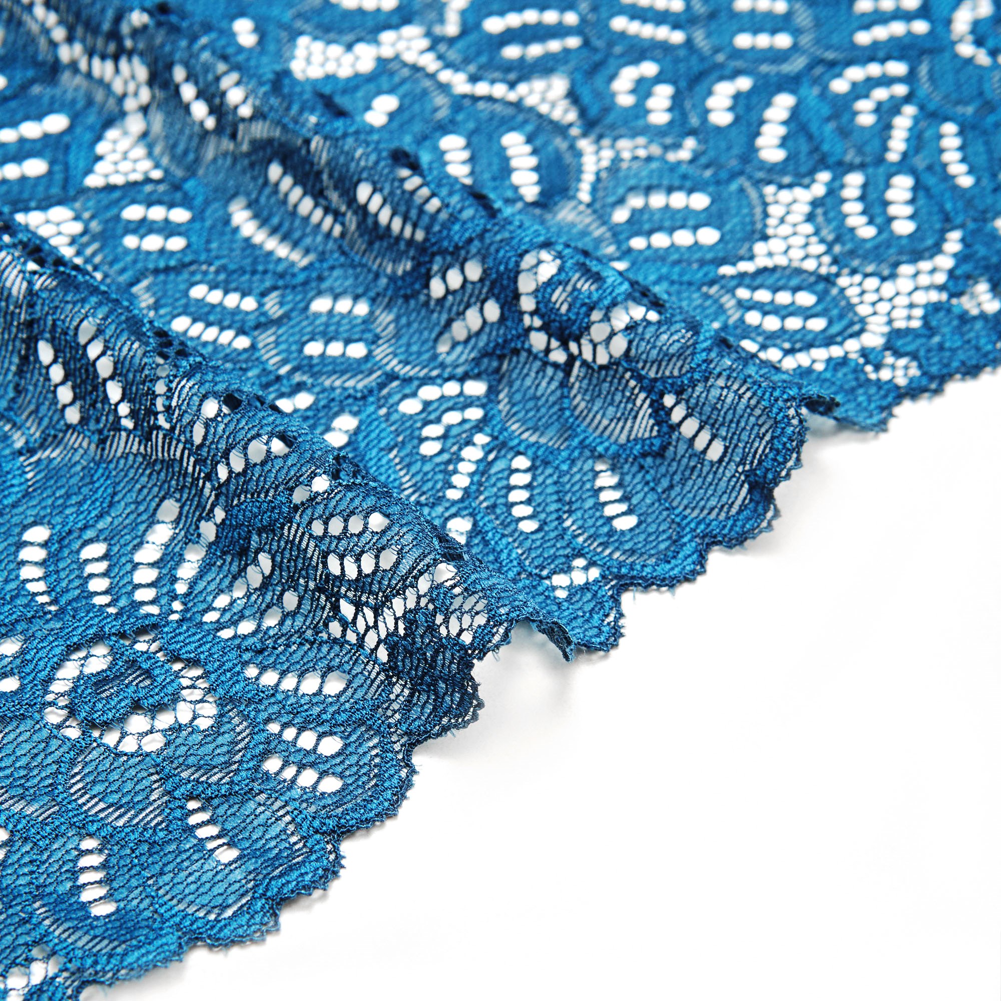 Кружево Эластичное H070069D (Бирюзовый, SH180717061A, БП)