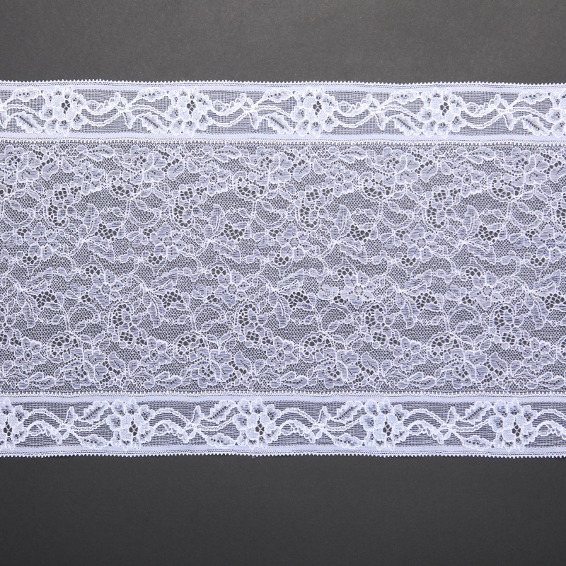 Кружево Эластичное HY312A (Белый, Стандарт, БП)