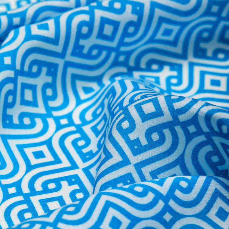 Вискоза тканая принт 14006 (Голубой, bc brbl, БП)