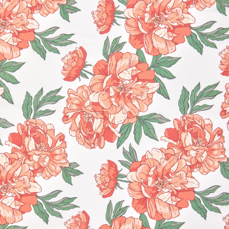 Микрофибра Принт ARUBA (Белый, D10624 var.MRGB, БП)