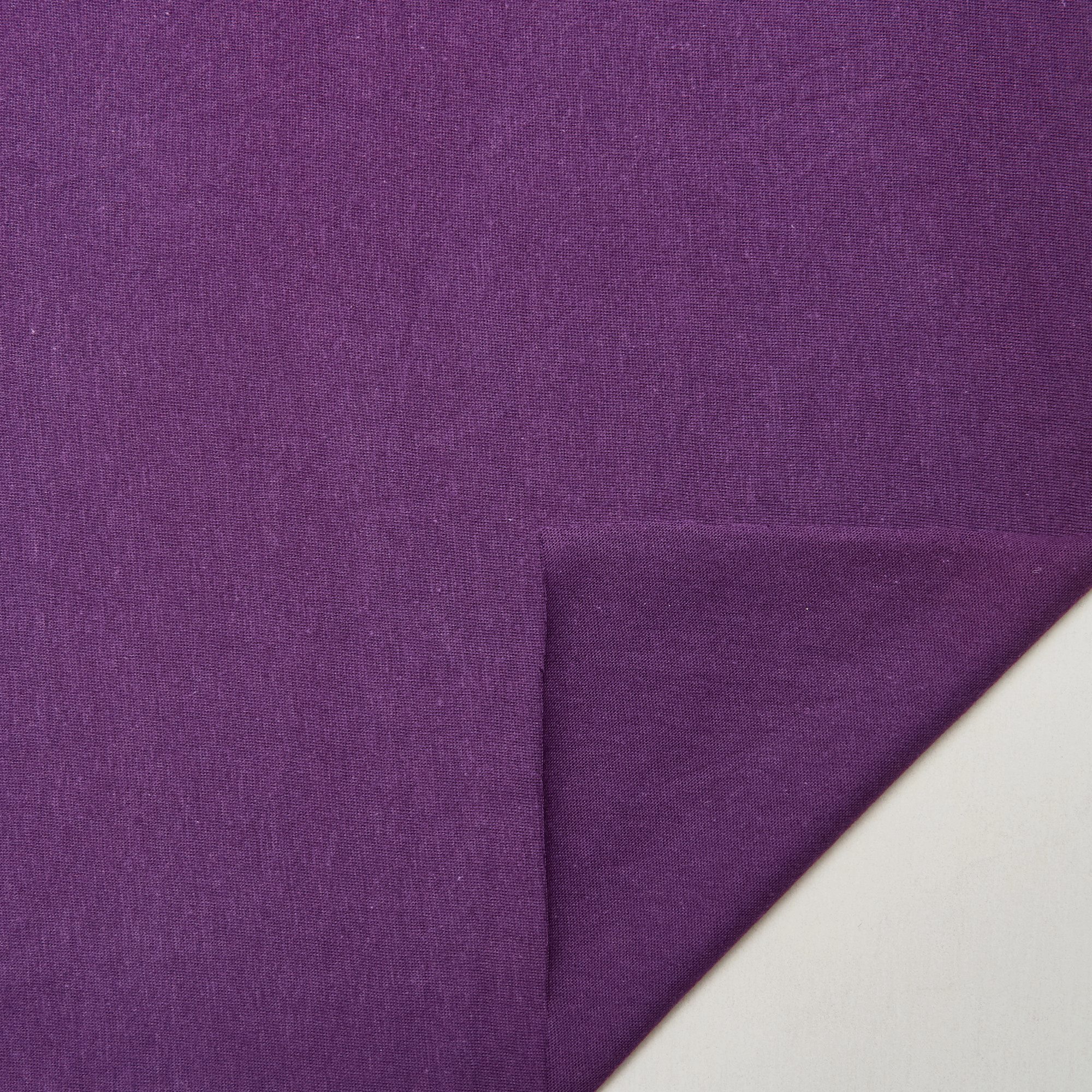 Хлопок трикотажный 524 (Фиолетовый, 319, БП)