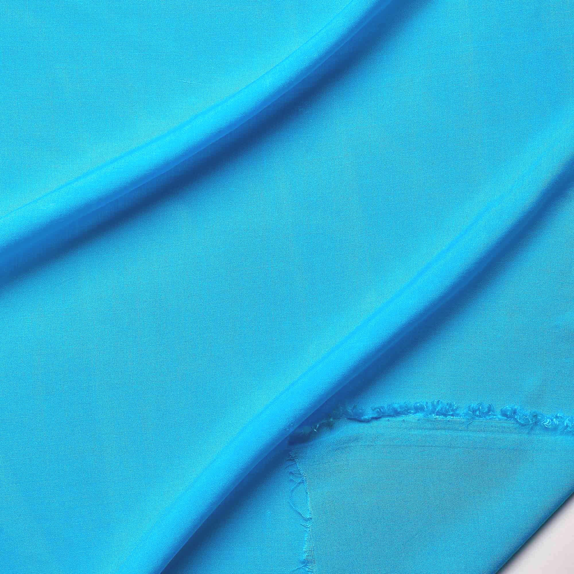 Вискоза тканая 14006 (Голубой, Bright Blue, БП)