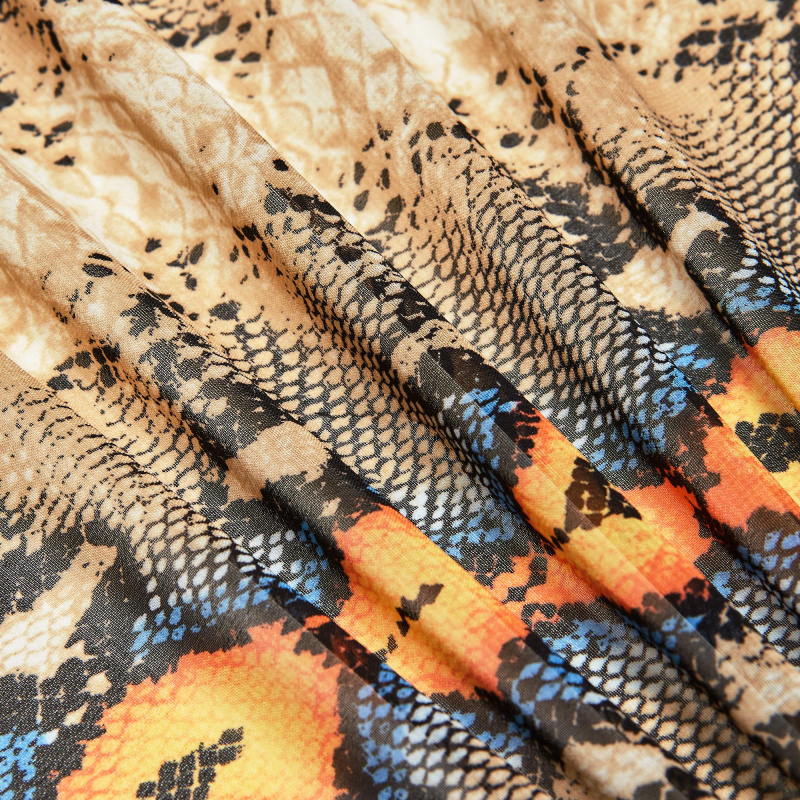 Шифон Принт EGQ-1178 (Бежевый, ENP-20077, БП)