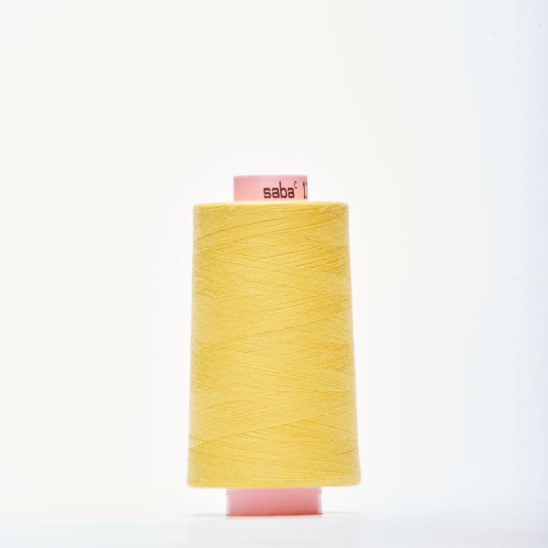 Нитки армированные saba 120 (Желтый, 120, БП)