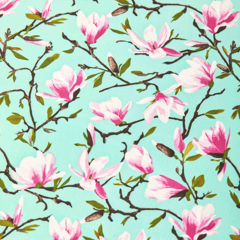 Вискоза тканая принт RM003p (Ментоловый, 8A1704718, БП)