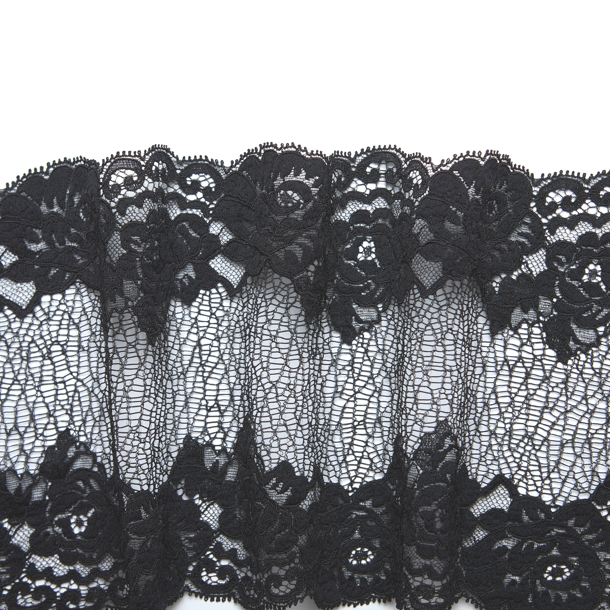 Кружево Эластичное D2381250/K (Черный, Стандарт, БП)
