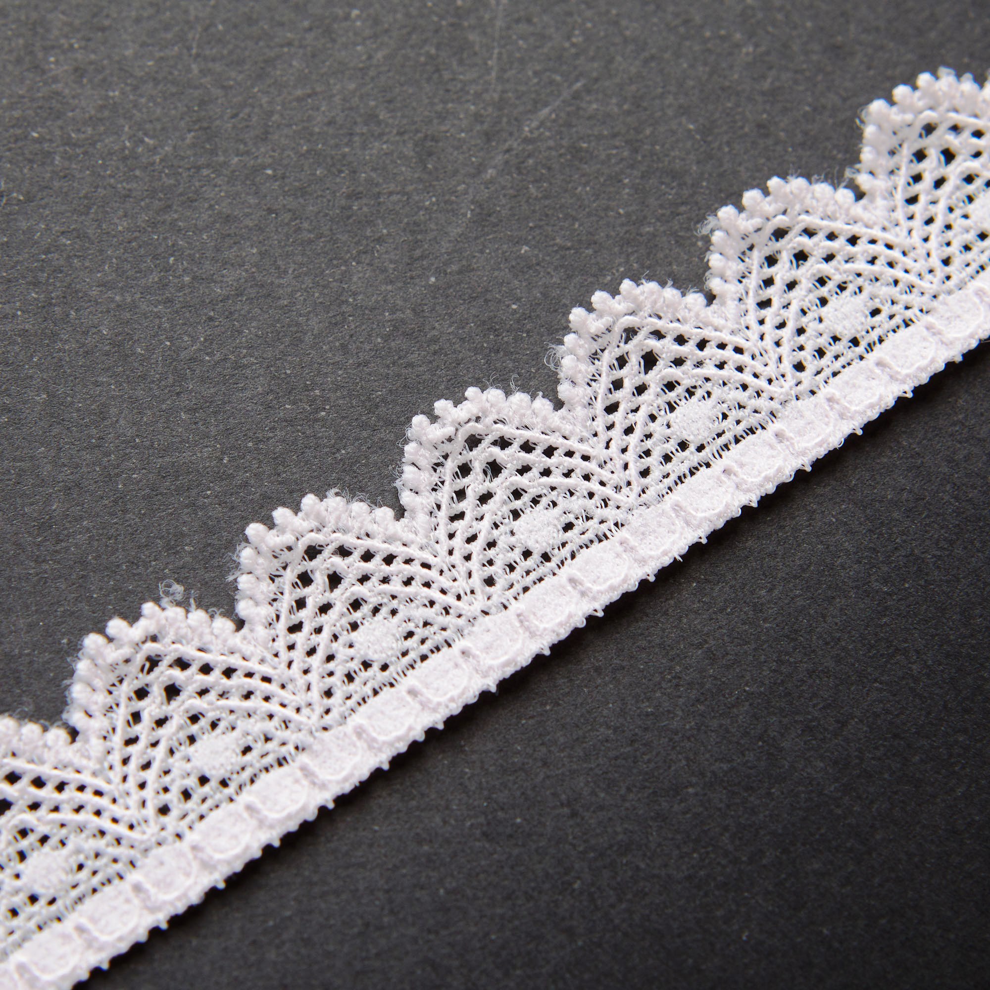 Кружево эластичное узкое 27128-45 (Розовый, 13-2804 TC, БП)