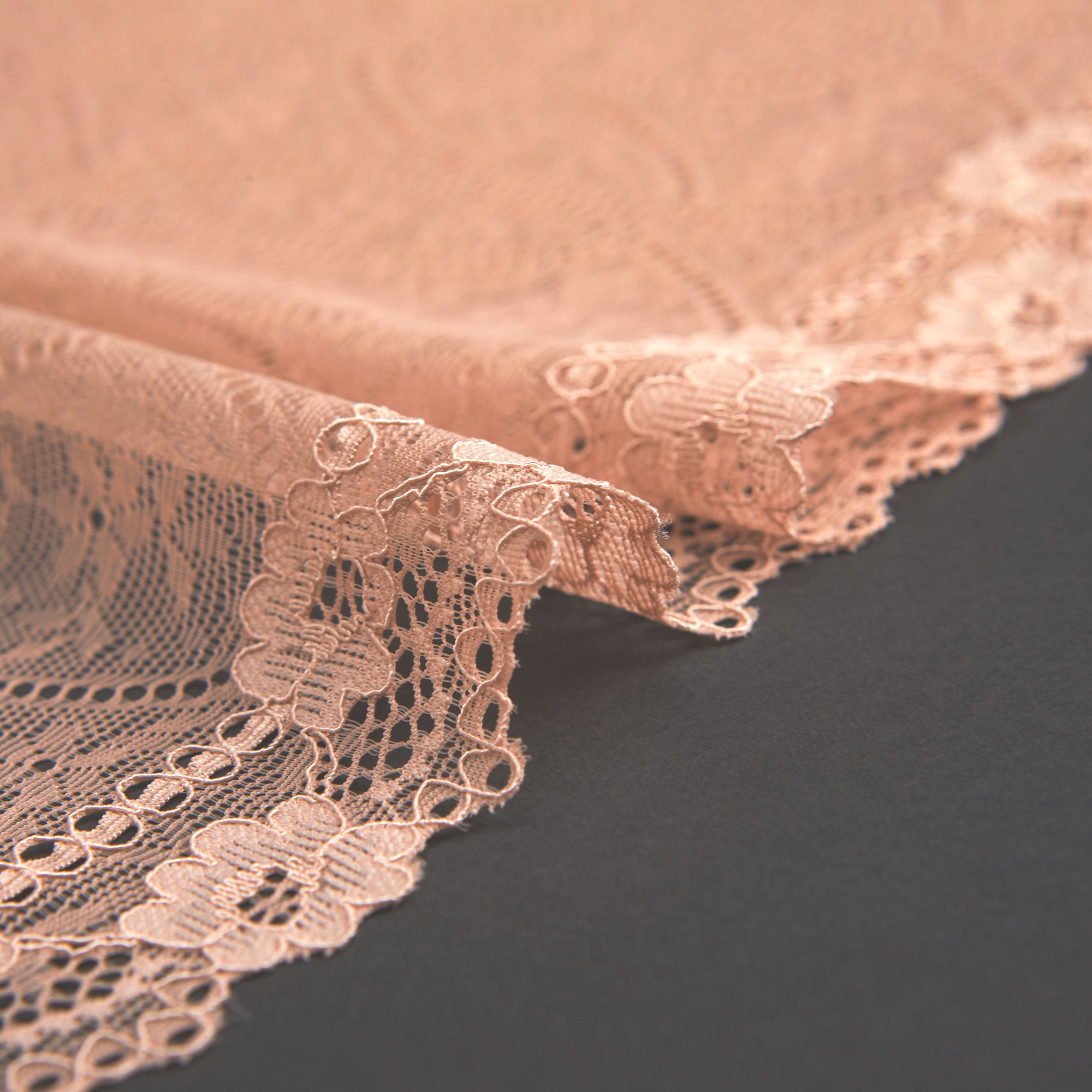 Кружево эластичное Q1206A (Бежевый, Nude, БП)