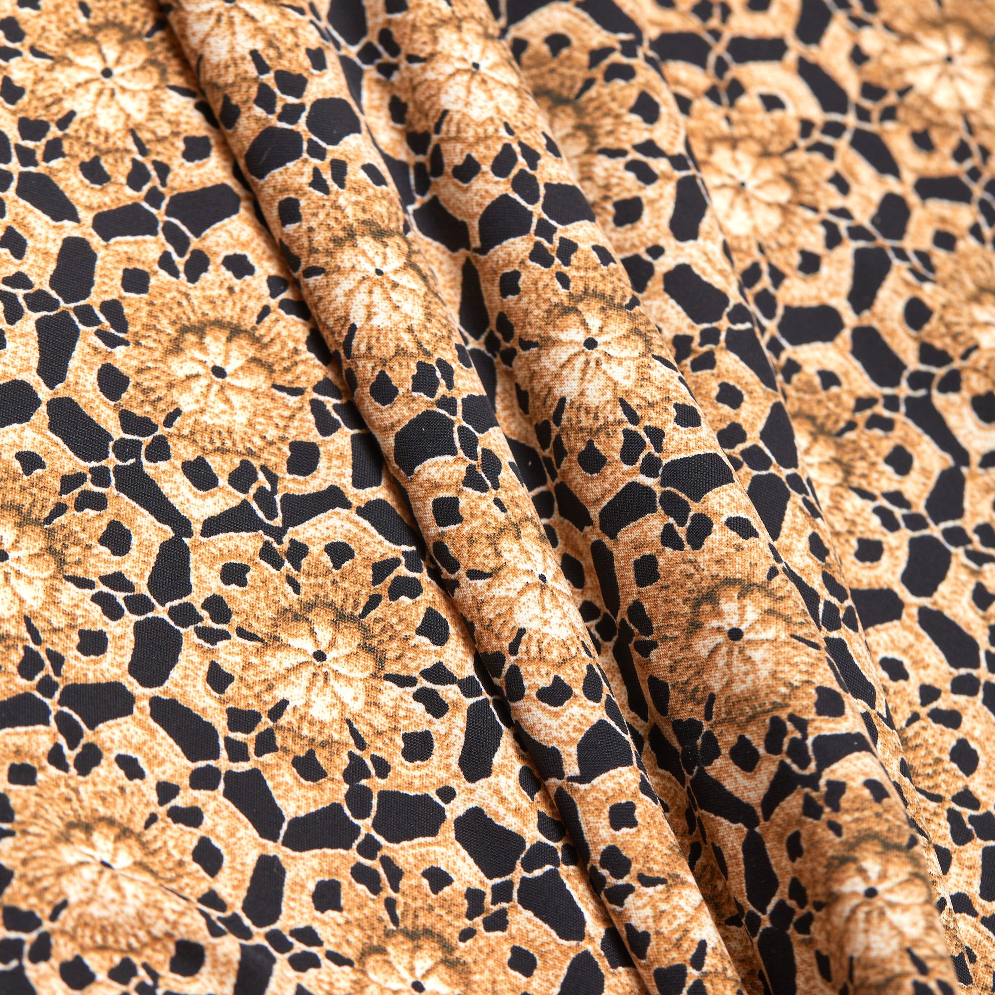 Микрофибра принт stt163p (Черный, lace/black, БП)