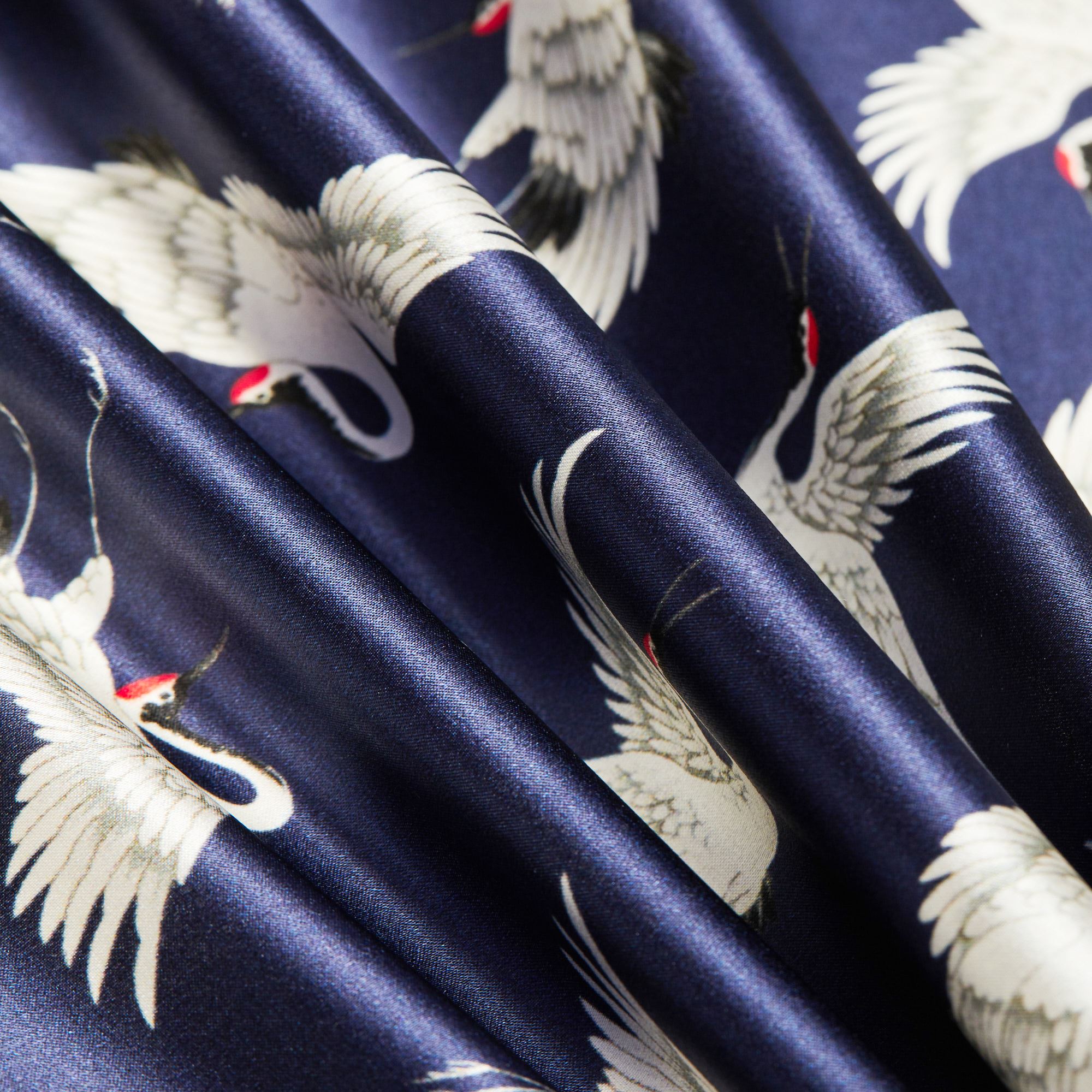 Шелк принт WHY2K13Ap (Синий, CRANE, БП)