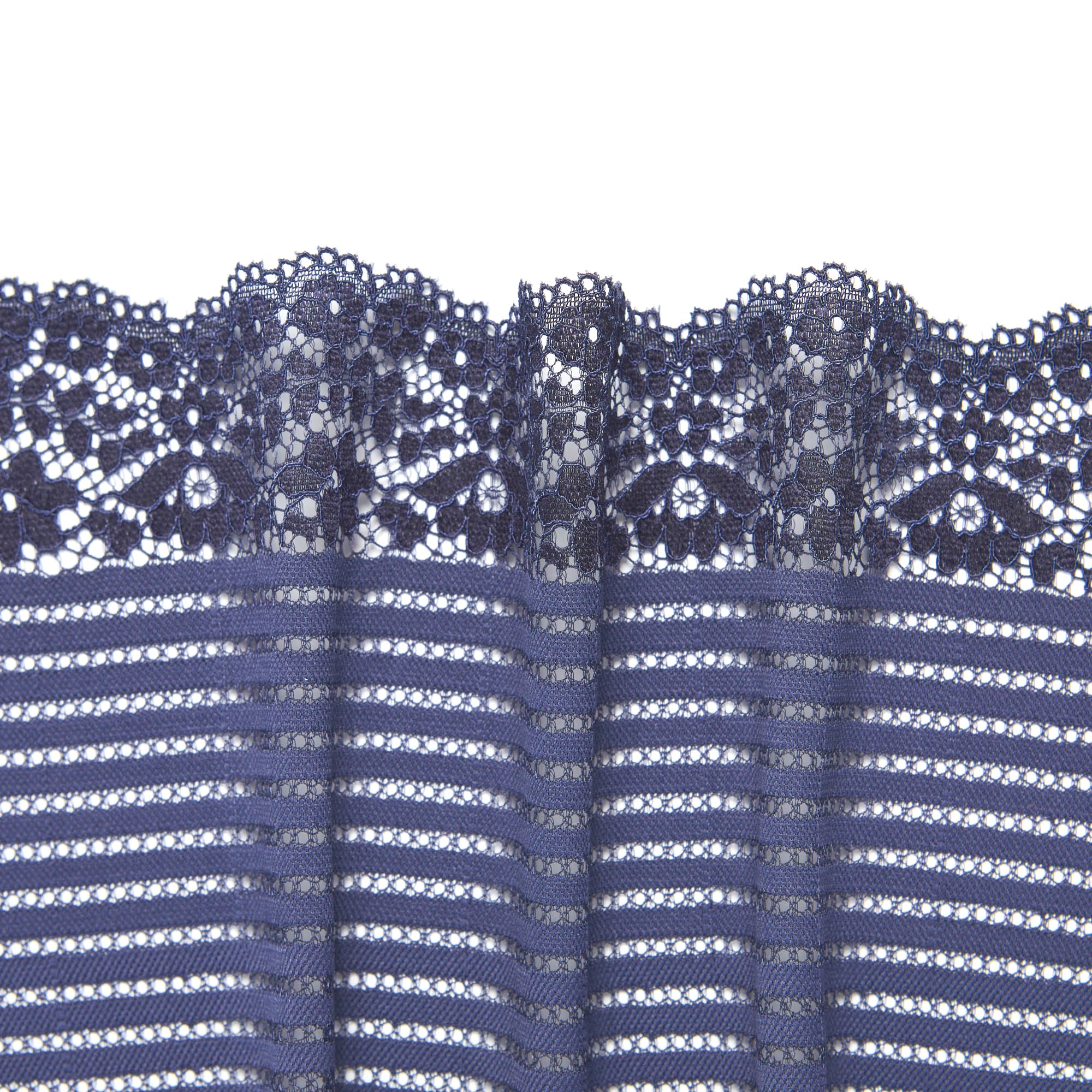 Кружево эластичное H6072M (Синий, LL007614A, БП)