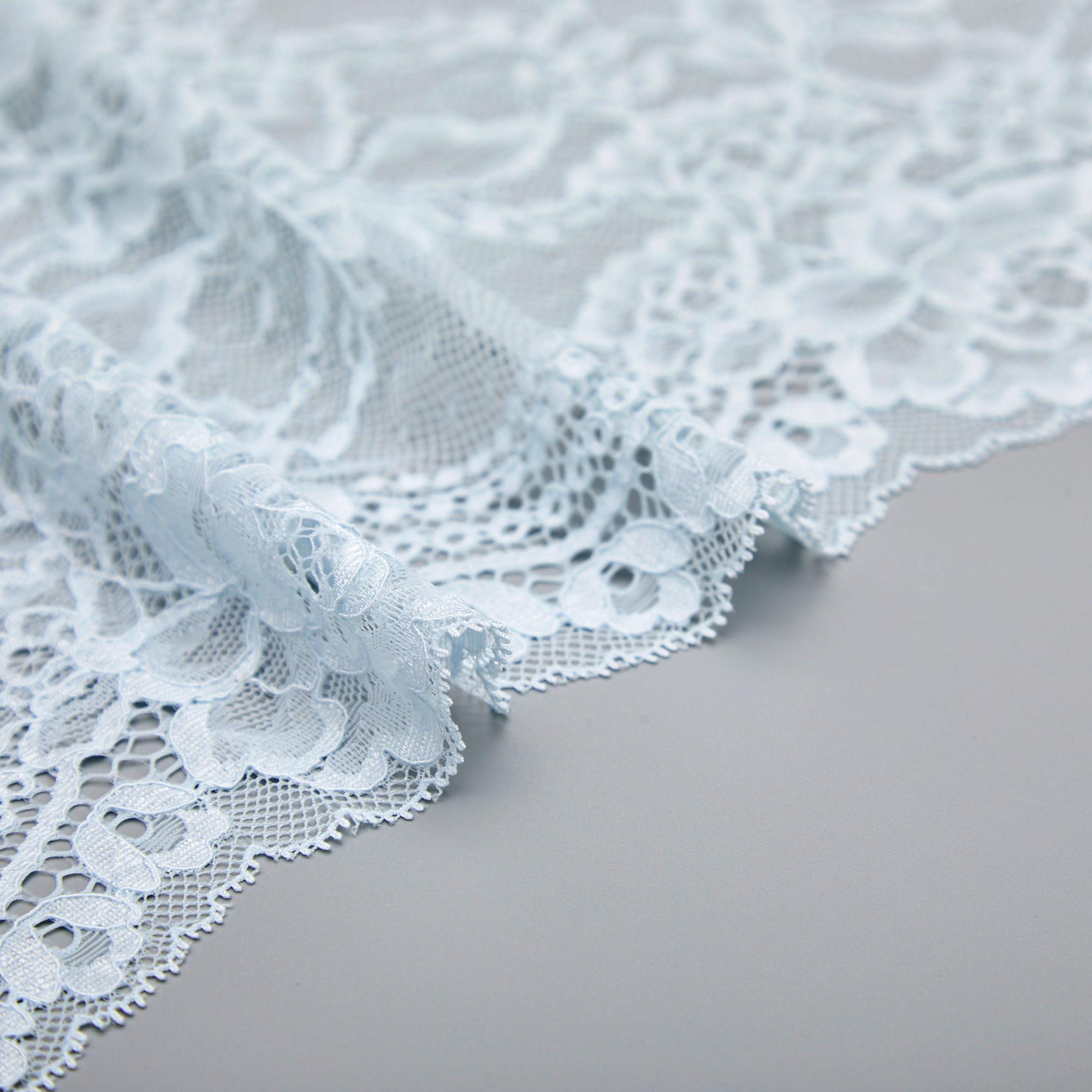 Кружево Эластичное J6046HAA (Голубой, FAD211044A, БП)