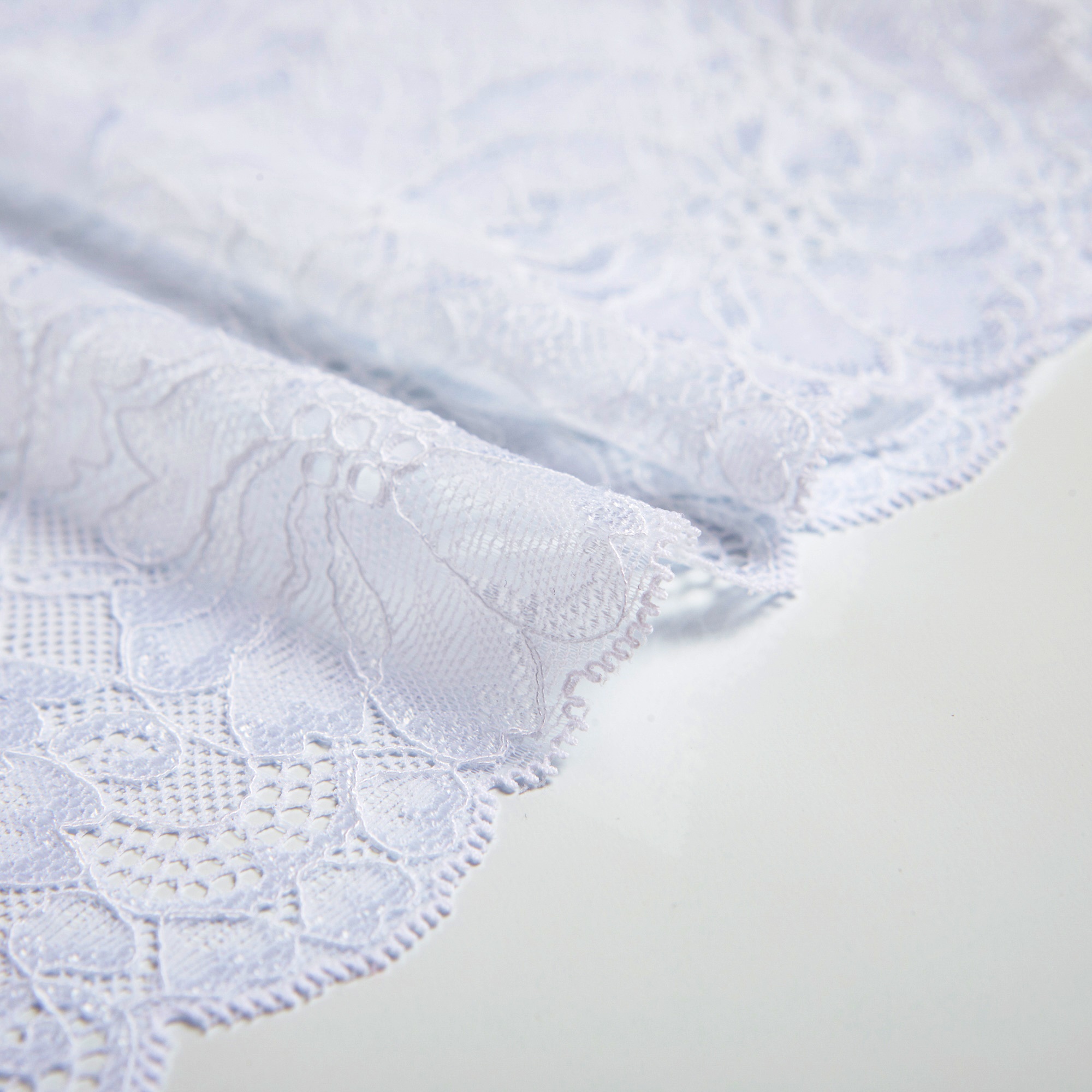 Кружево эластичное H070282S (Белый, Стандарт, БП)