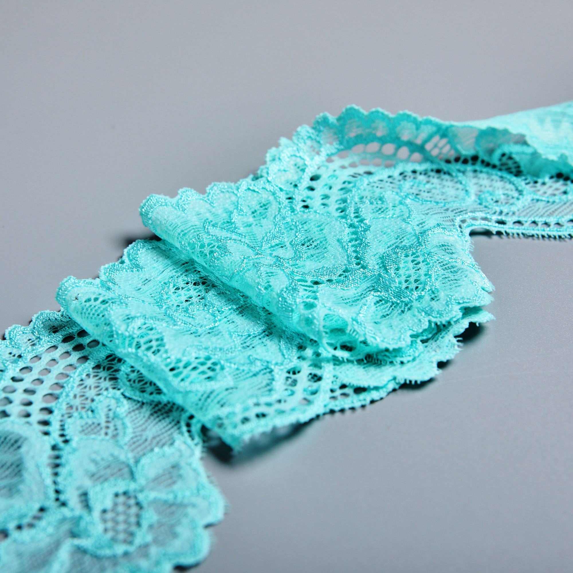 Кружево Эластичное Узкое HC050436D (Ментоловый, Q170315113A, БП)