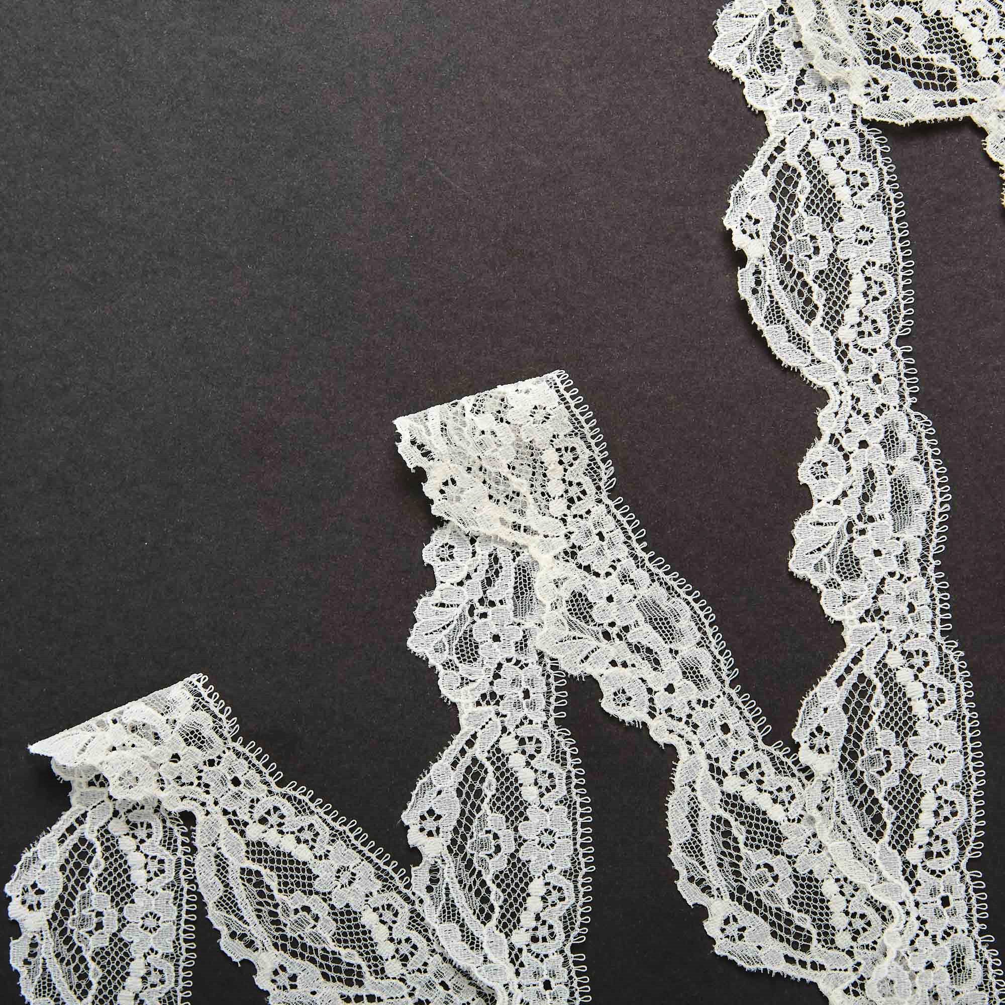 Кружево Эластичное Узкое 170/86174 (Айвори, 828215, БП)