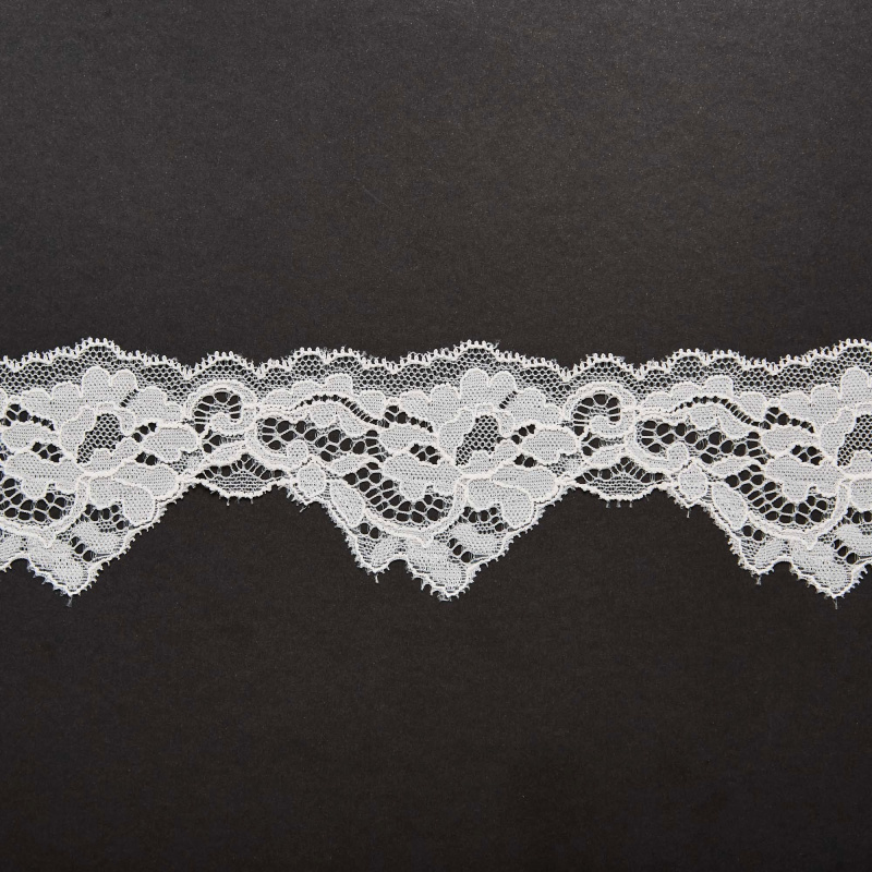Кружево Эластичное Узкое PP243A (Айвори, Y0006747A, БП)
