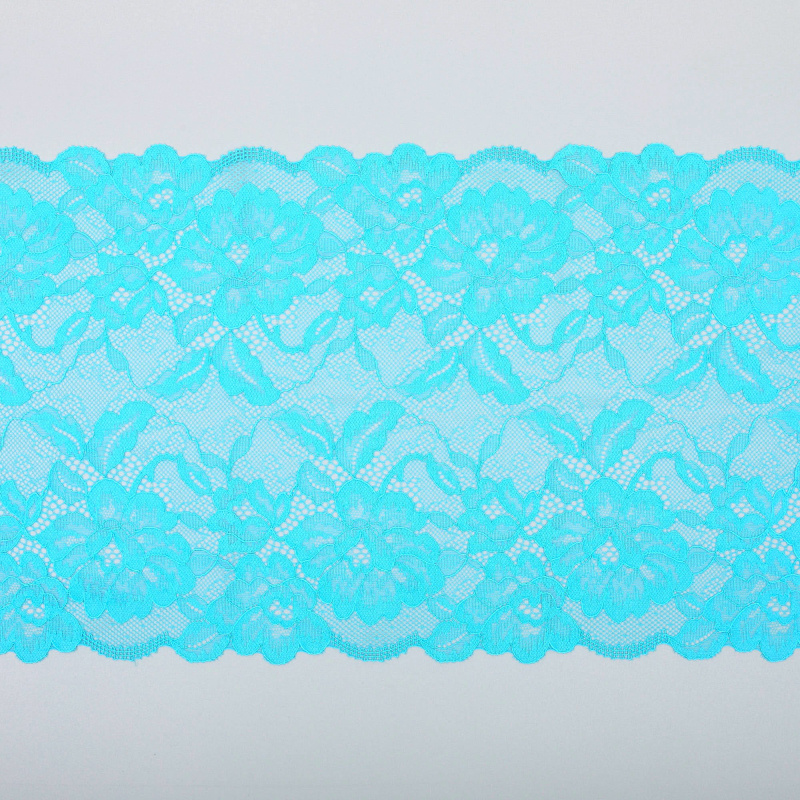 Кружево эластичное b61447soft (Бирюзовый, FN22050913C, 17-5936)