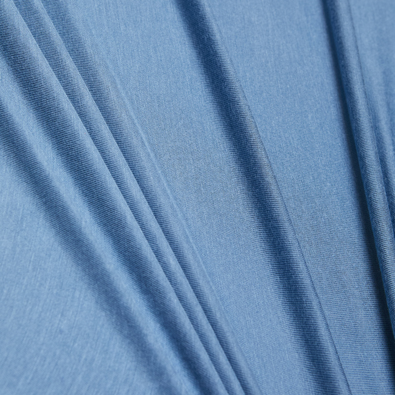 Вискоза трикотажная XT-3 (Синий, A53536C, 18-4020)