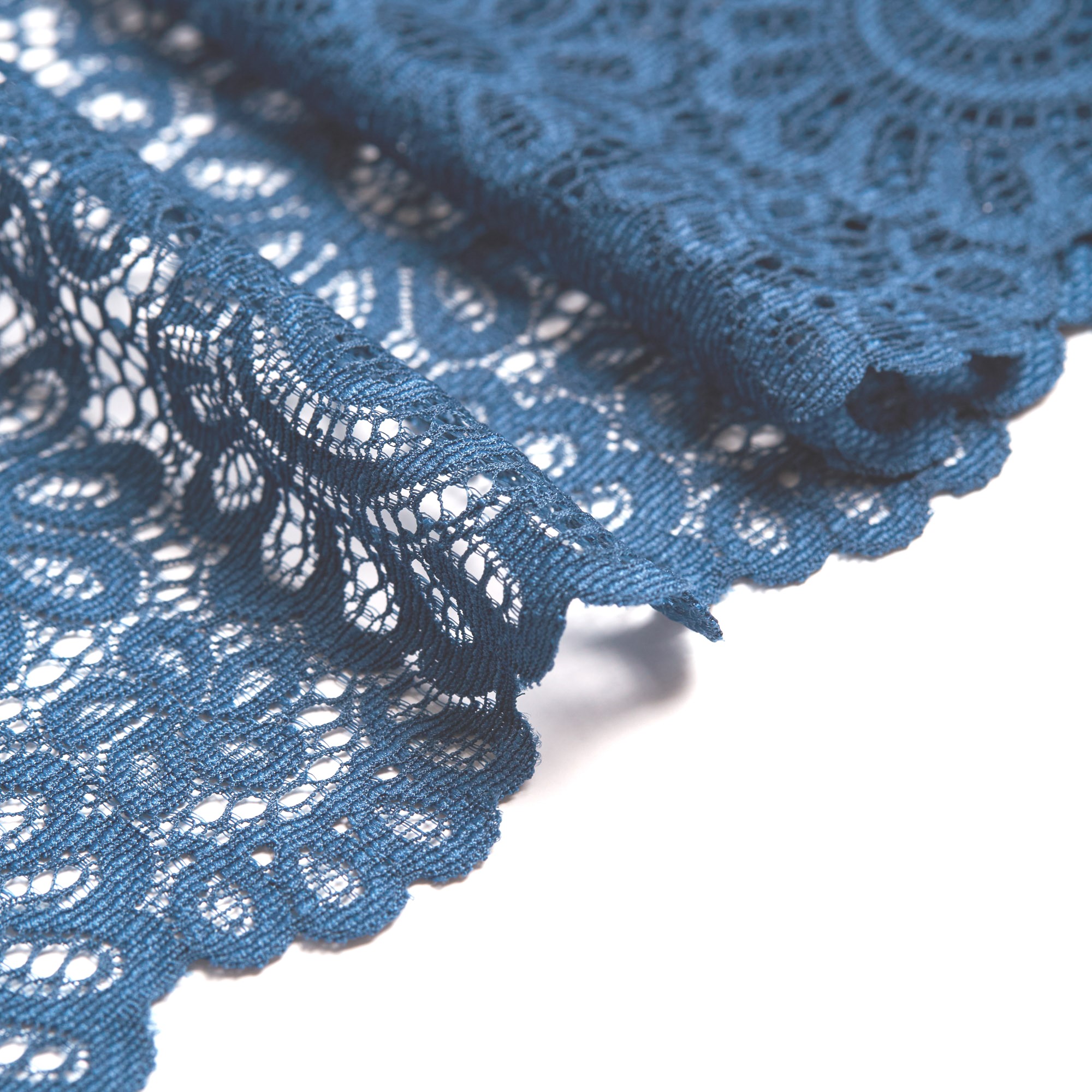 Кружево Эластичное L07725D (Бирюзовый, S160630062C, БП)