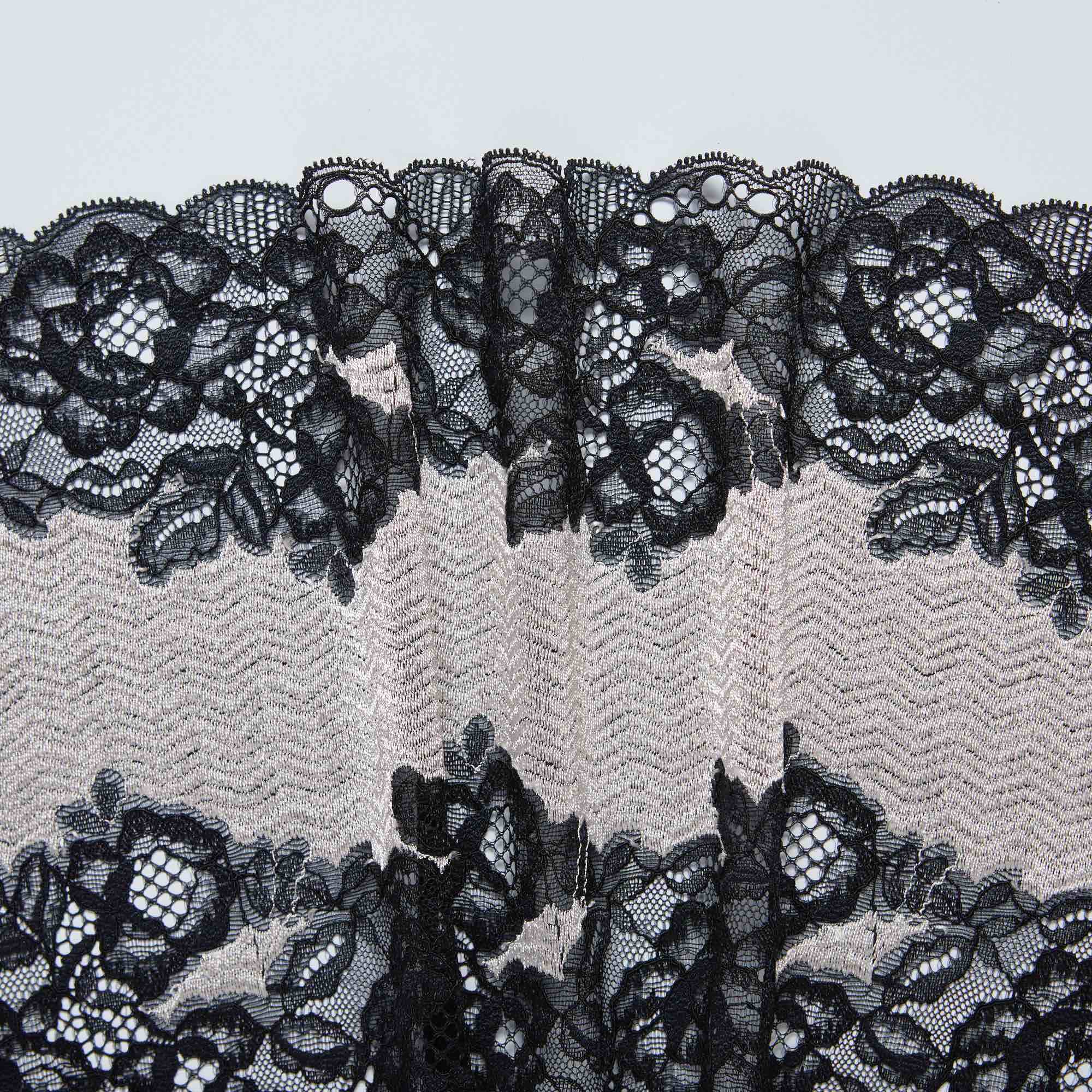 Кружево Эластичное HX616M (Айвори, DY000605, БП)