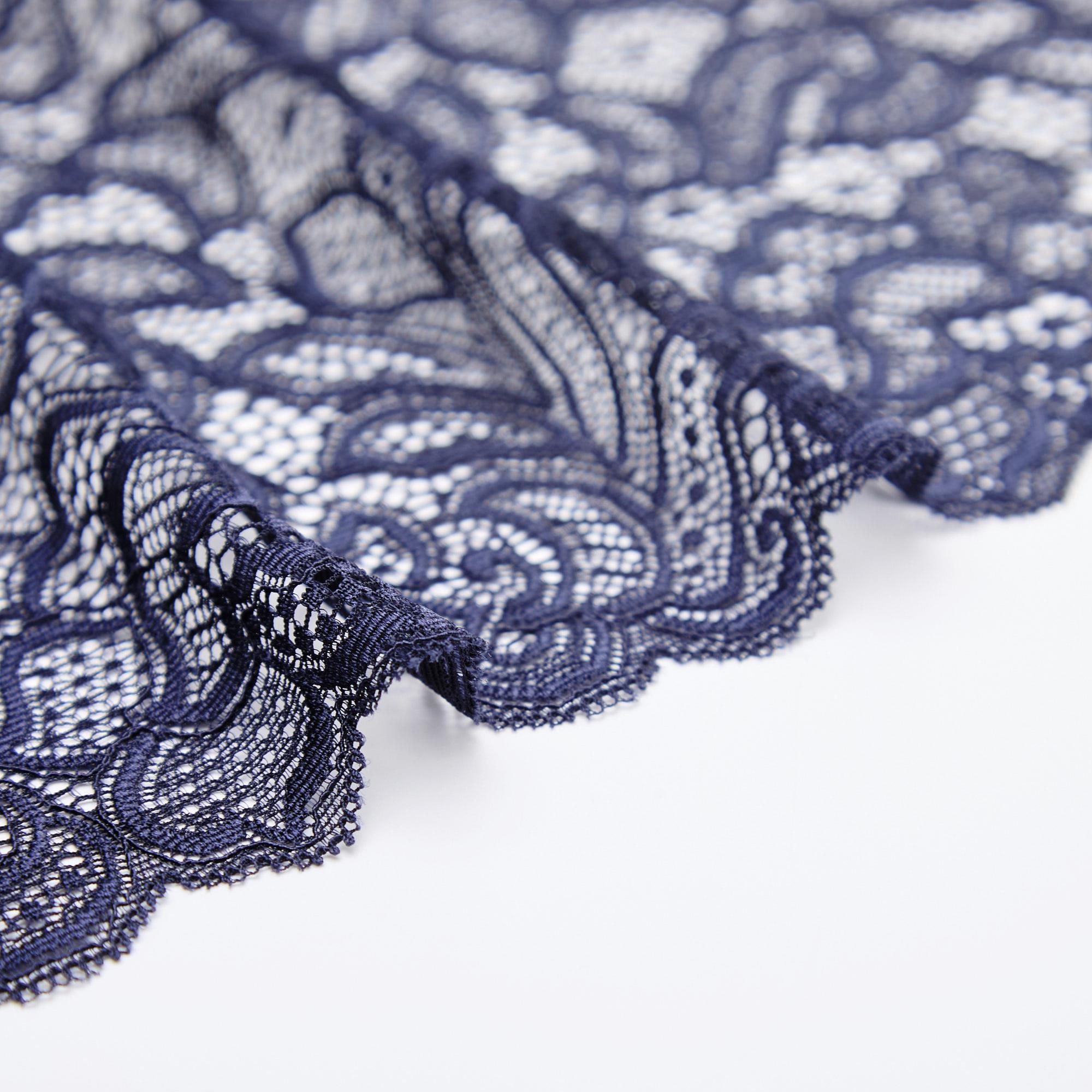 Кружево эластичное 6257 (Синий, SH180710321A, БП)