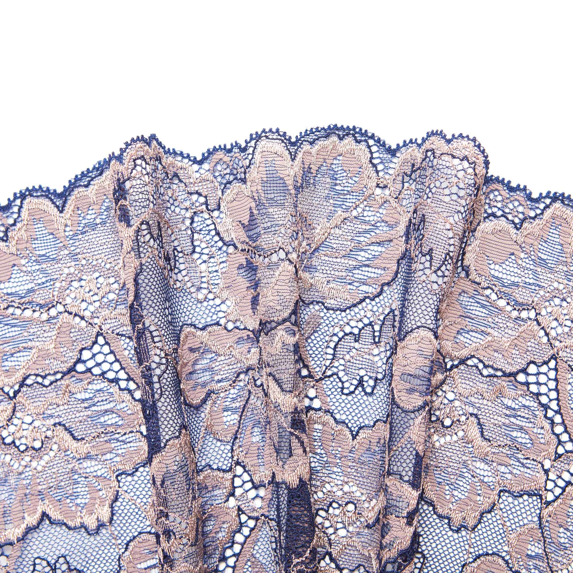 Кружево Эластичное HX633M (Синий, LM000424, БП)