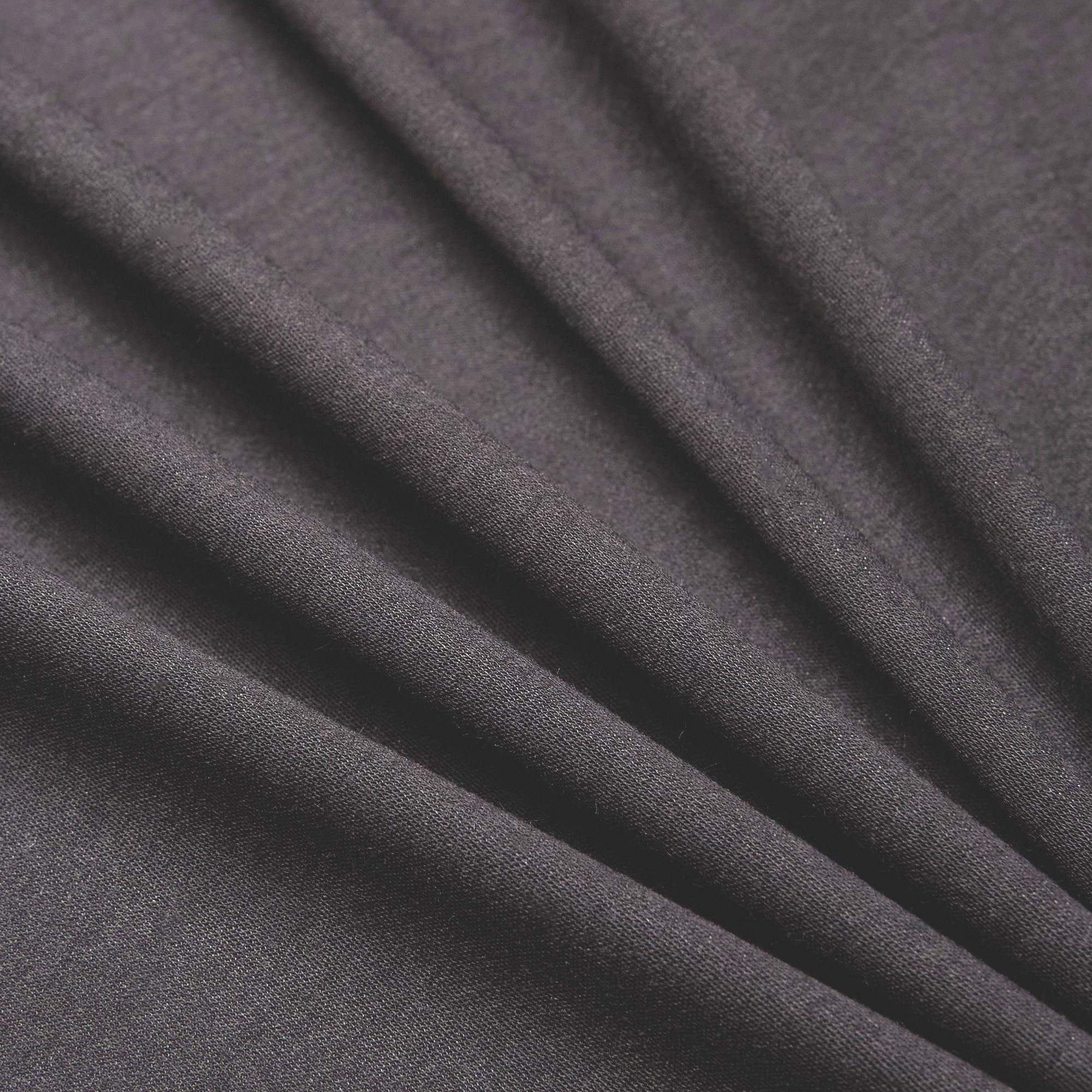 Хлопок трикотажный KL9027 (Черный, deep black A, 19-4007)