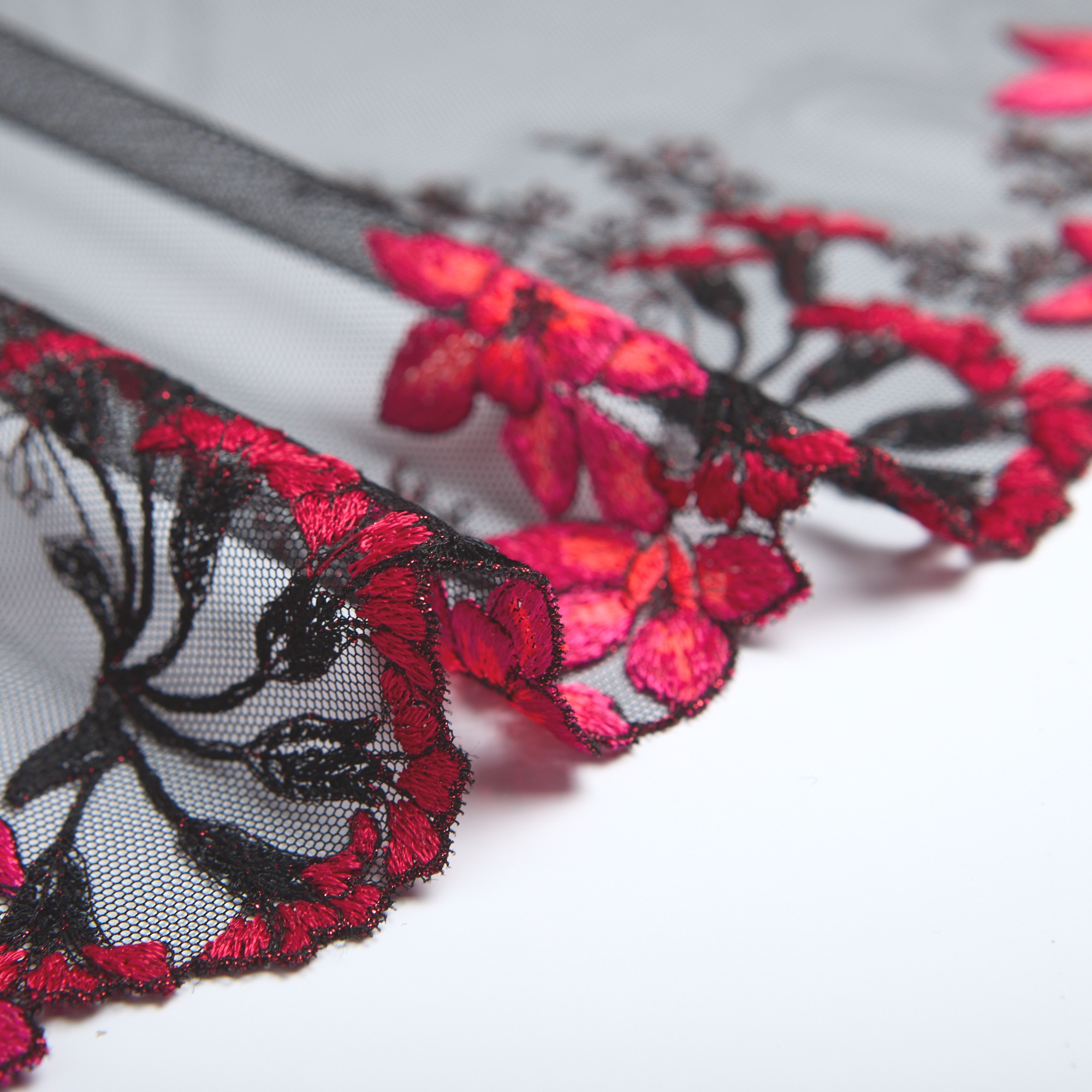 Вышивка На Сетке Неэластичной 418358 (Черный, K66195, БП)