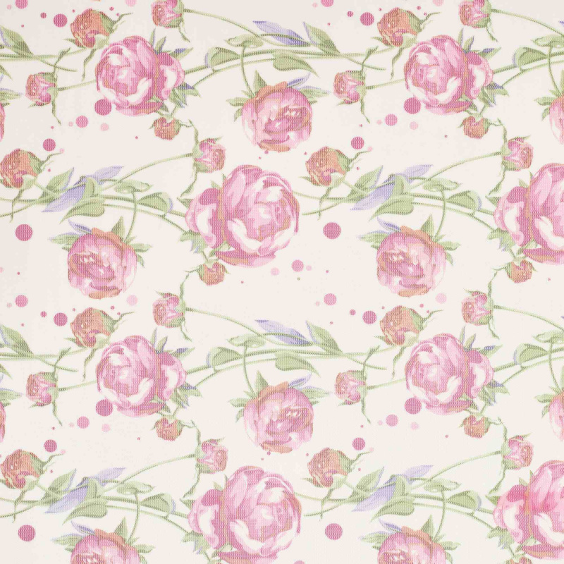 Сетка эластичная принт nkkt-1405p (Айвори, NKWD-094, БП)