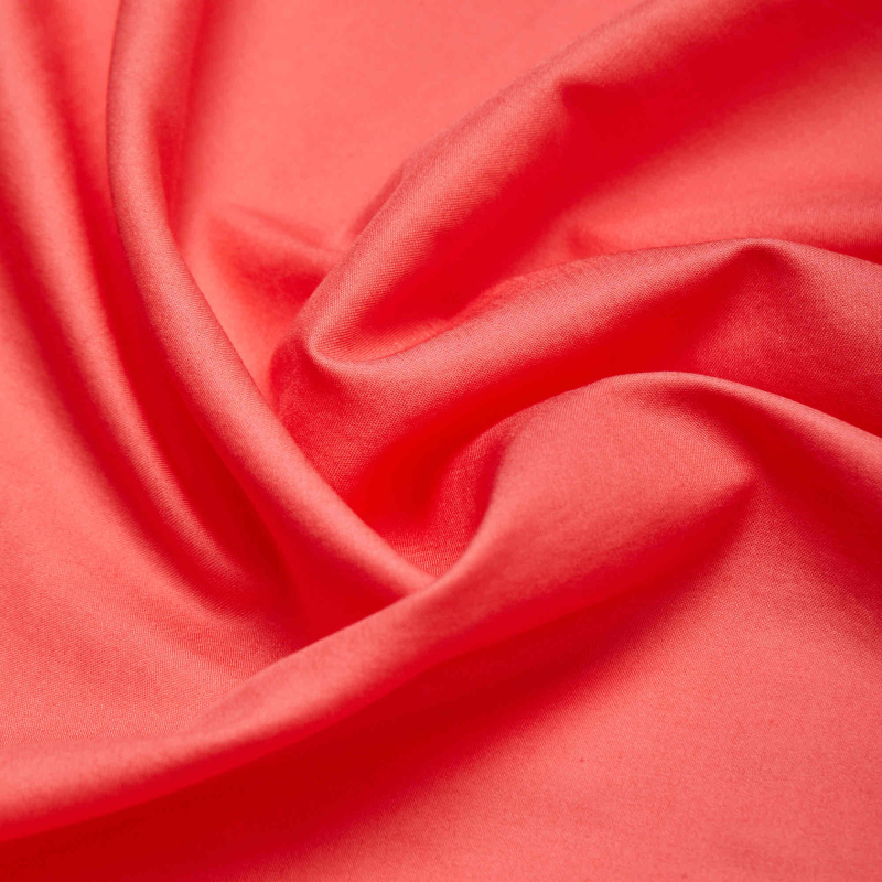 Хлопок тканый 12254 (Коралловый, 16-1640 TC, БП)