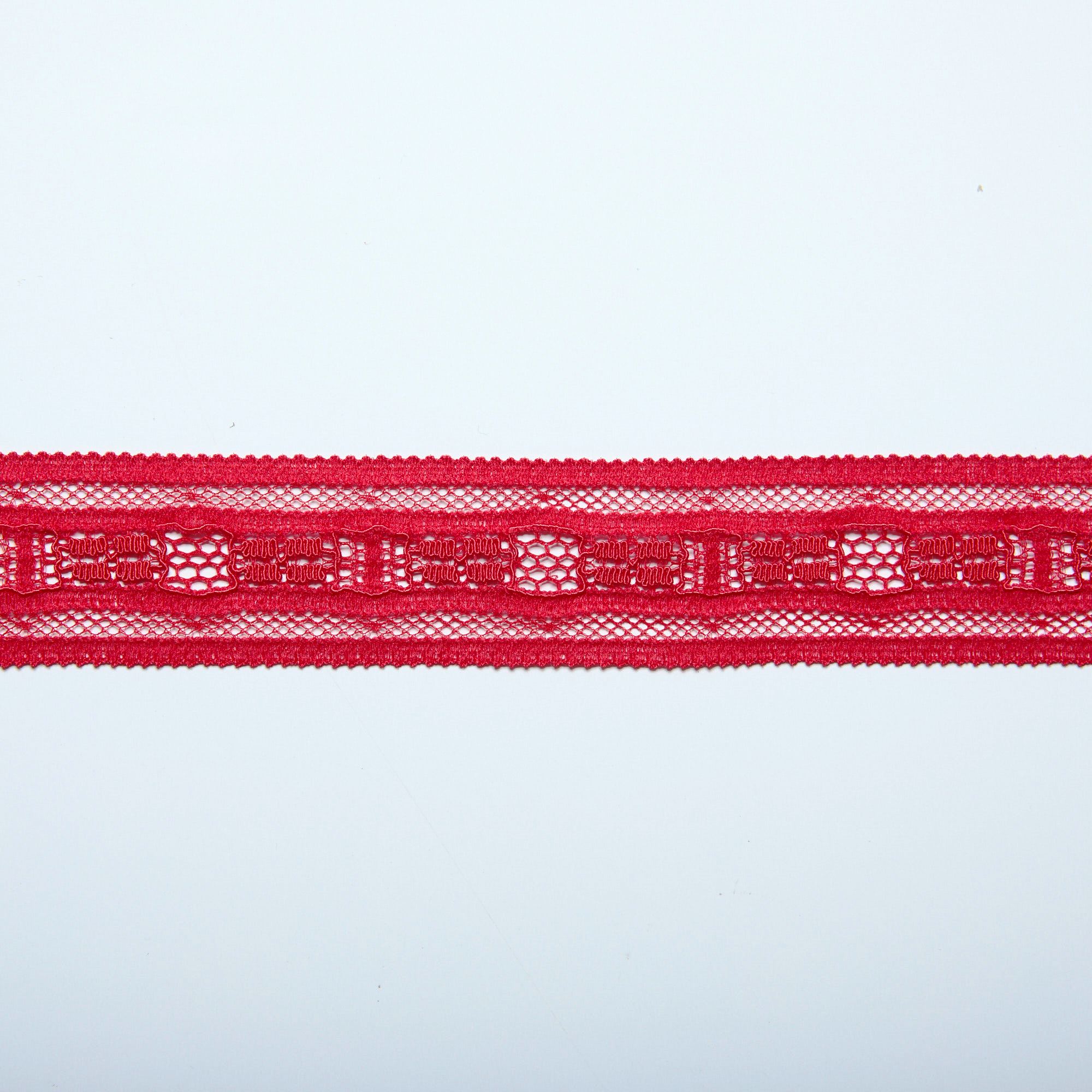 Кружево Эластичное Узкое 170/86059 (Красный, Red, БП)
